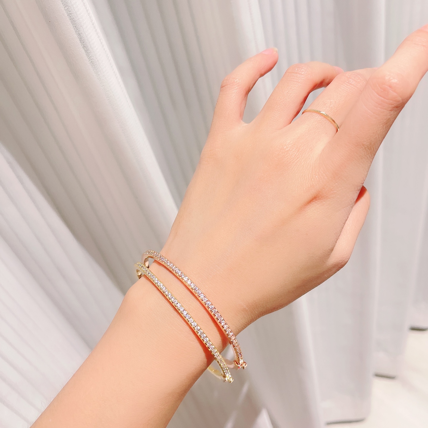  满钻版👼【925060】Tiffany 蒂芙尼 手镯 独家首发 高端定制 女神同款 设计彰显精致优雅，