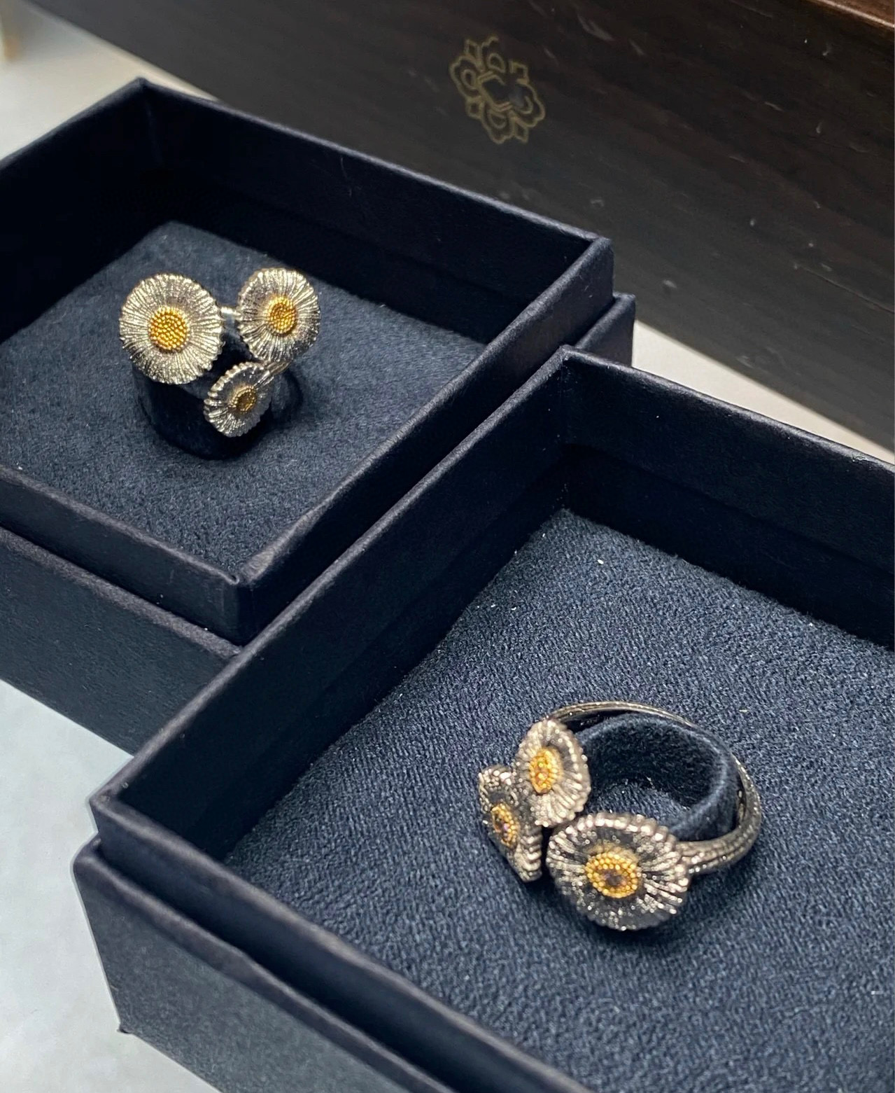  🌼雏菊戒指👼【925040】布契拉提 Buccellati 意大利高级珠宝品牌 复古宫廷风戒指 💍亚金