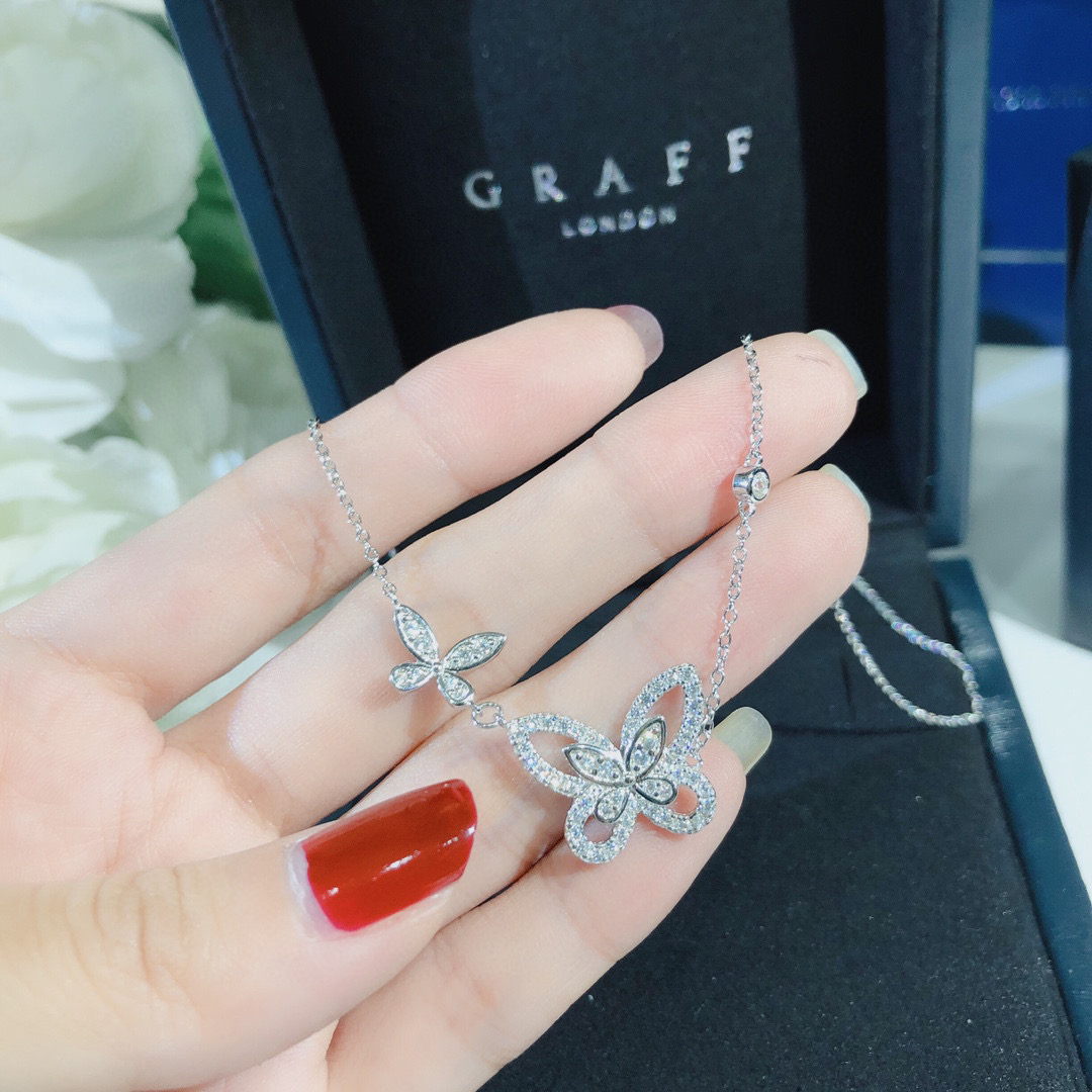  精工版本👼【925078】顶级品牌 格拉芙 项链高级珠宝定制仿真钻系列 ❗️尽显奢华💯 高端定制 奢侈