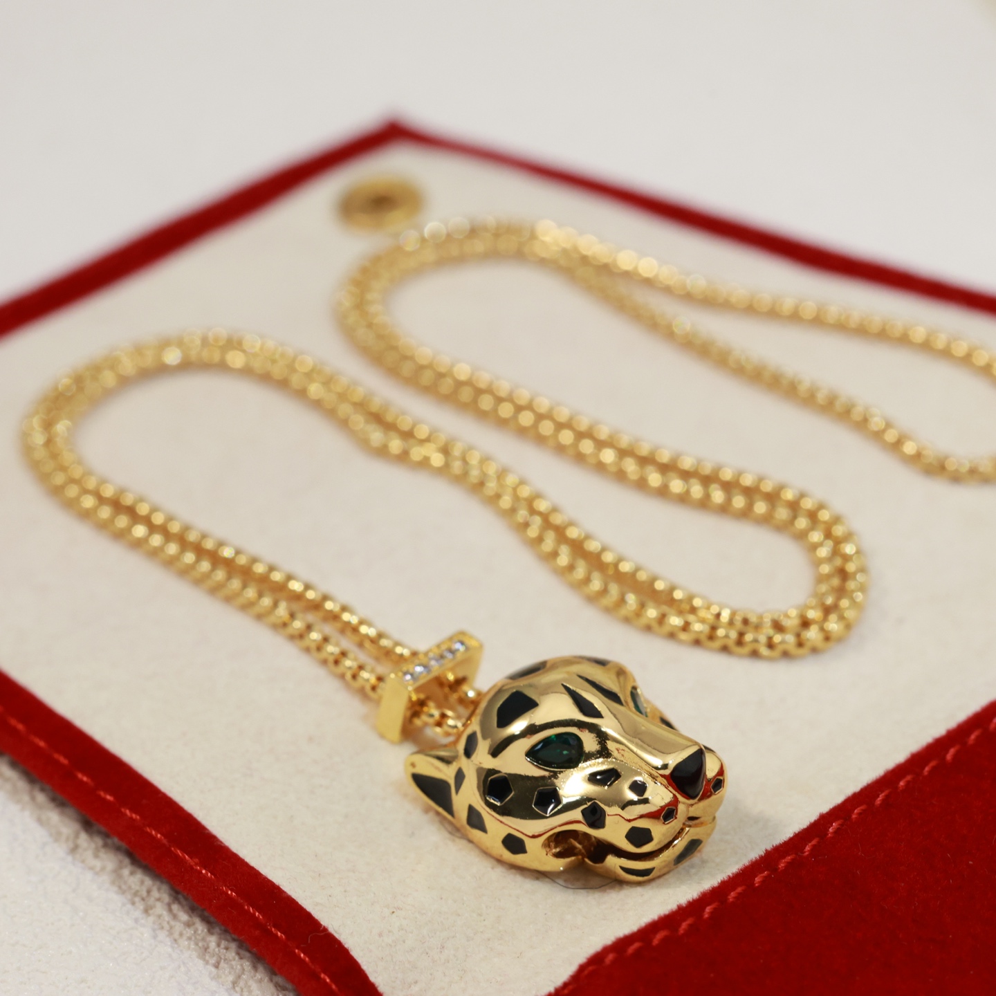  👼【925110】Cartier 卡地亚强11豹子项链出货😝😝经典贵族范儿、奢华抚媚豹子设计💃💃独家实