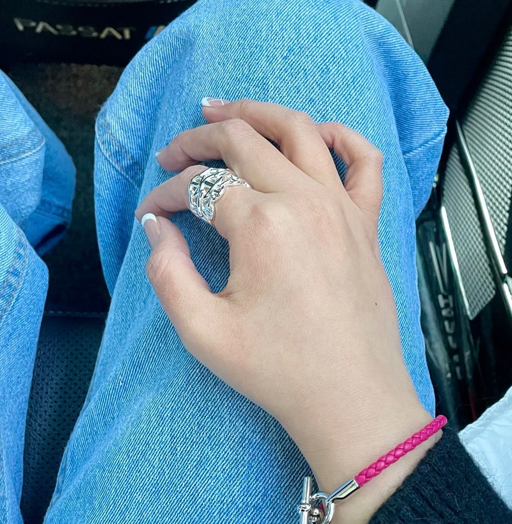 Elmas Classic High-End Pig Nose Ring: Top-Level Silver Grafting for a Classic Look - 图片 8