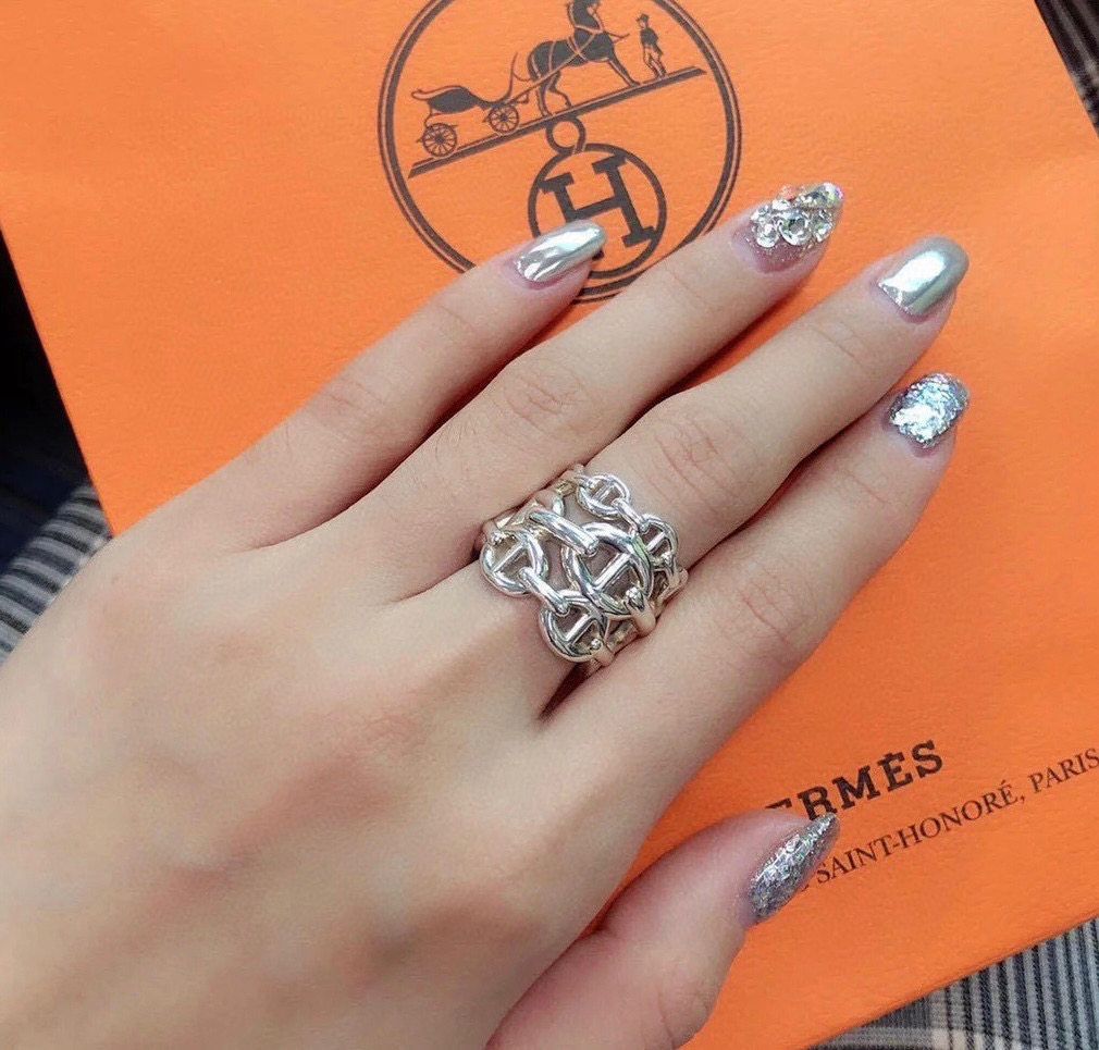 Elmas Classic High-End Pig Nose Ring: Top-Level Silver Grafting for a Classic Look - 图片 5