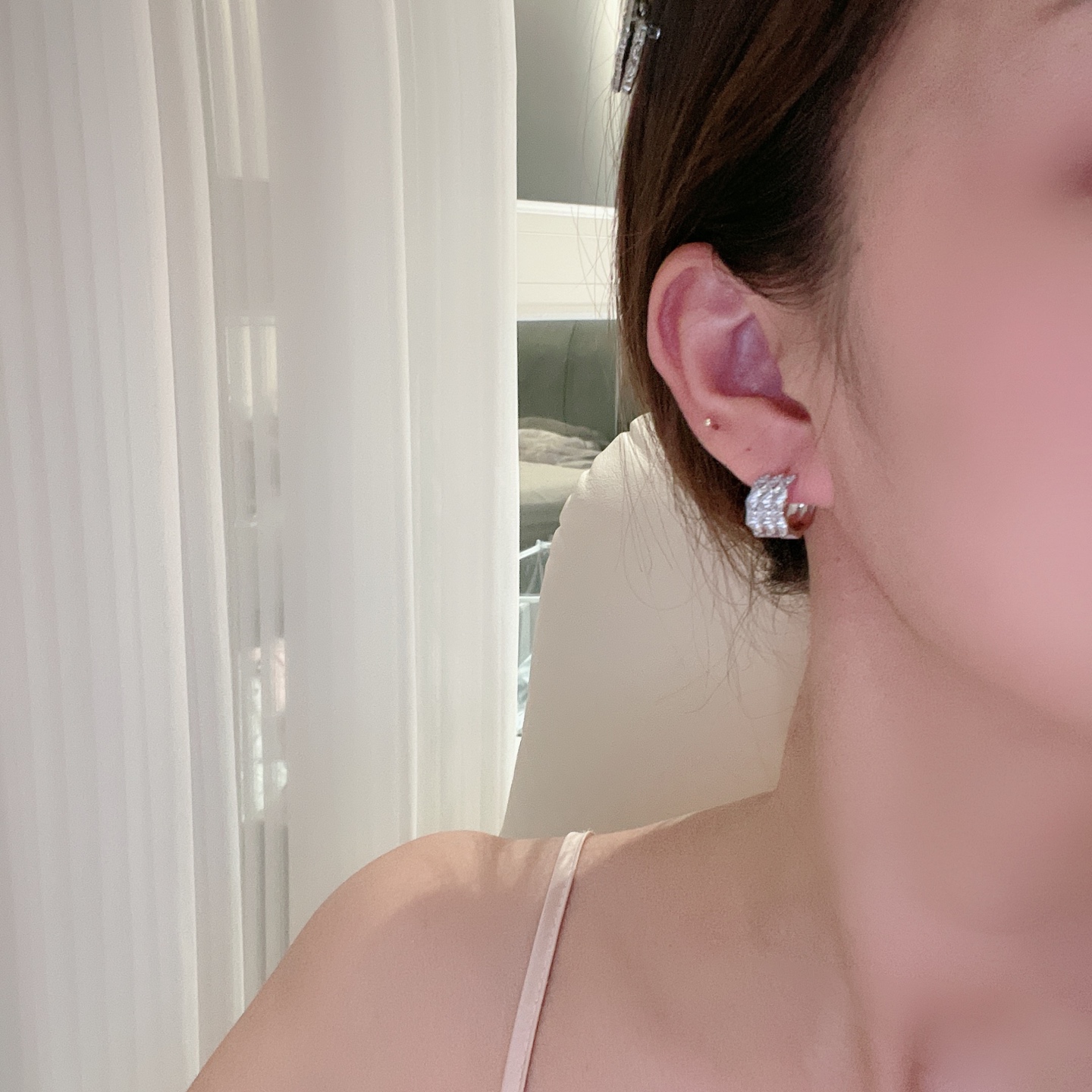  满钻版本👼【925062】顶级品牌 格拉芙耳钉 高级珠宝定制仿真钻系列 ❗️尽显奢华💯 高端定制 奢侈