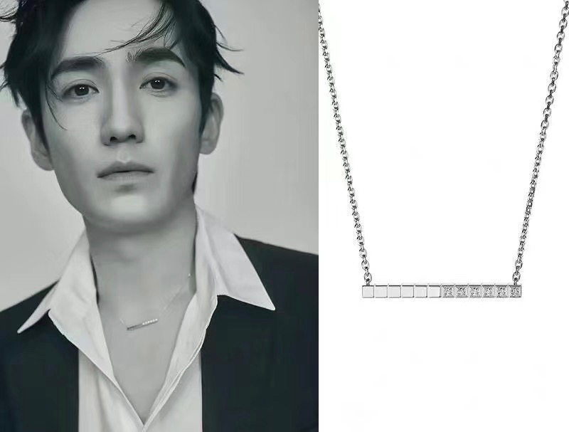 Chopard Ice Cube Necklace: High-End CNC Version with Spark Diamond Integration - 图片 2