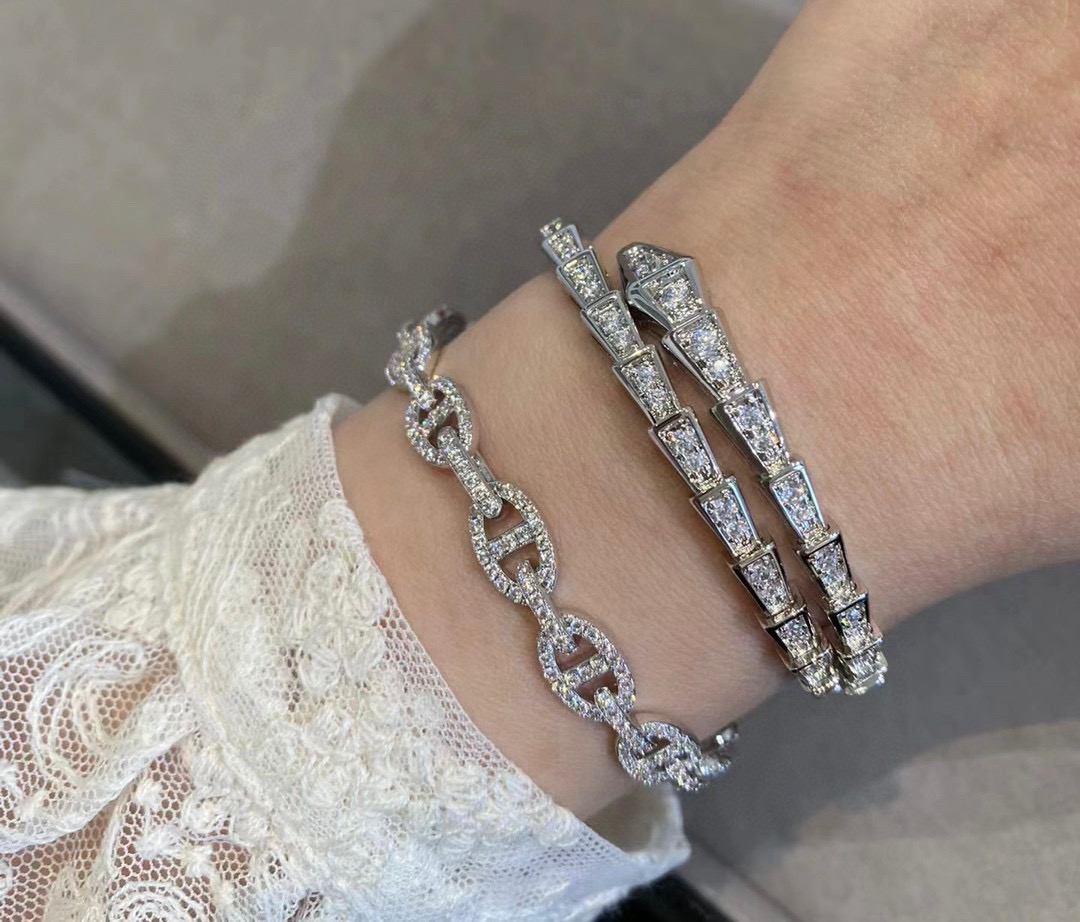 #Farandole with a pig’s nose # The original code logo! Armin material, chain length 18 cm - 图片 7