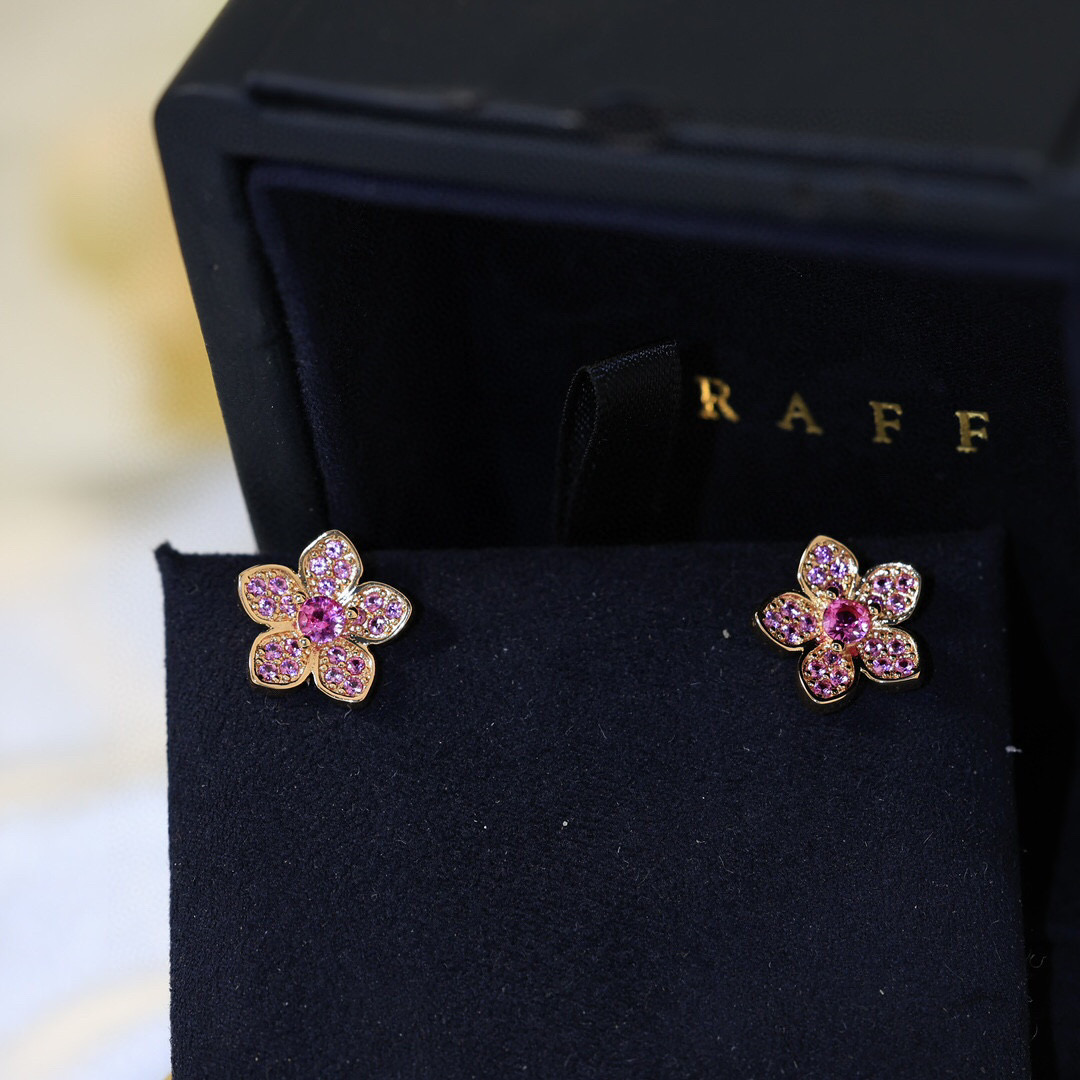 Hermès 精工版本 GRAFF 品牌 格拉芙耳钉高级珠宝定制仿真钻系列