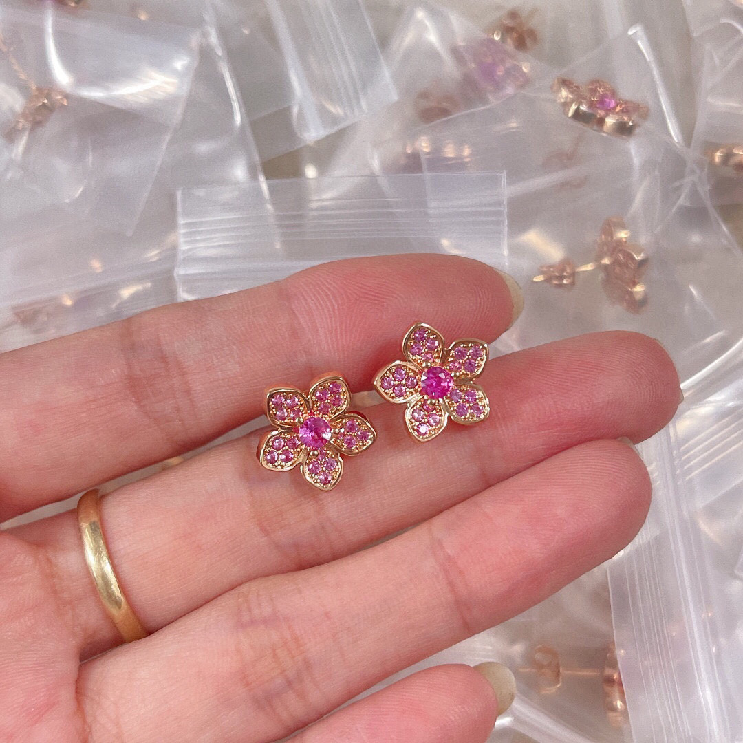 Hermès 精工版本 GRAFF 品牌 格拉芙耳钉高级珠宝定制仿真钻系列
