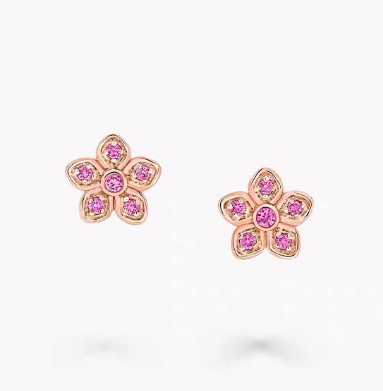 Hermès 精工版本 GRAFF 品牌 格拉芙耳钉高级珠宝定制仿真钻系列