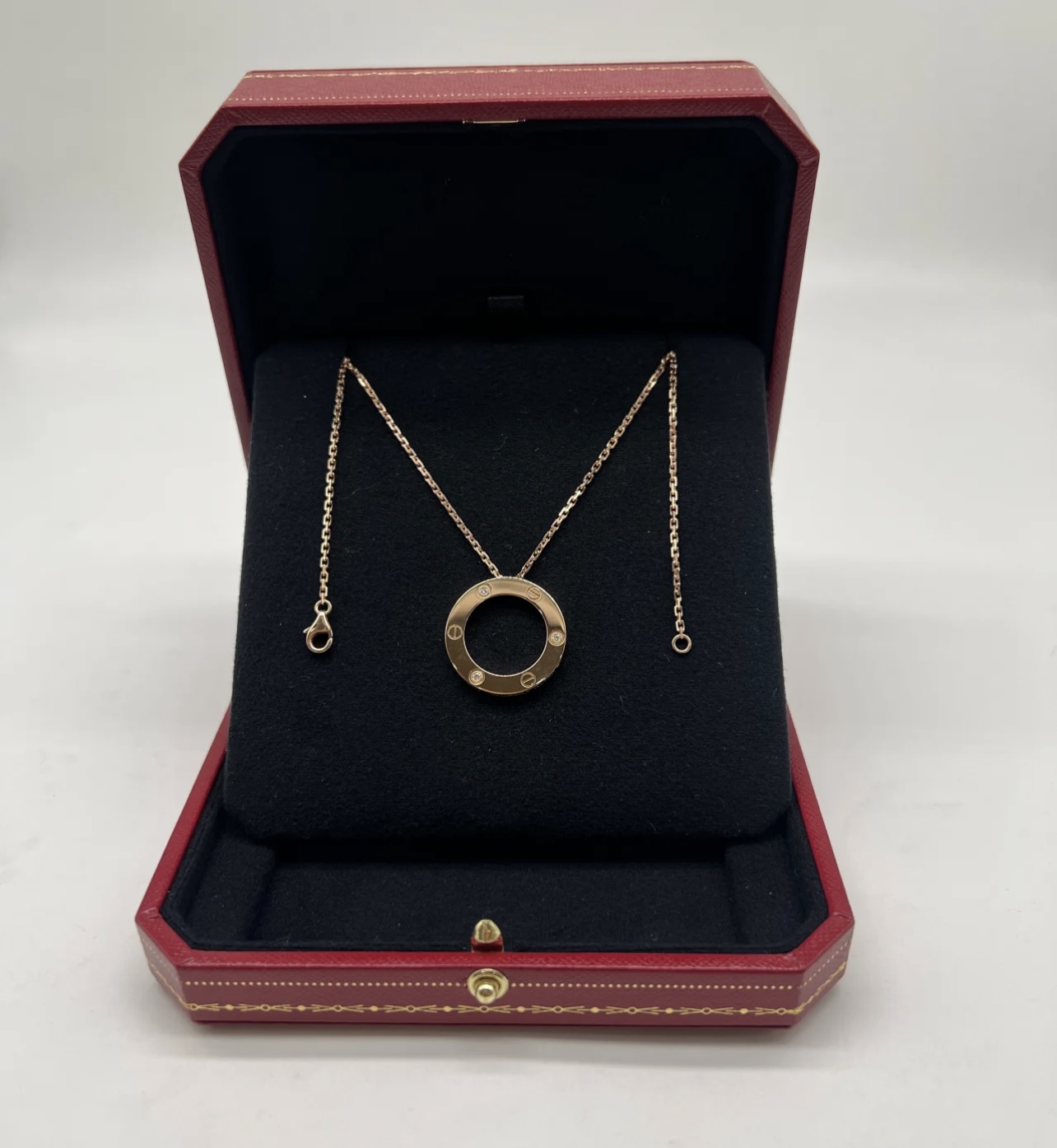 Cartier 卡地亚 光面 三钻版 大饼项链 双面可佩戴 真实细节呈现 Cartier 卡地亚……LOVE系列