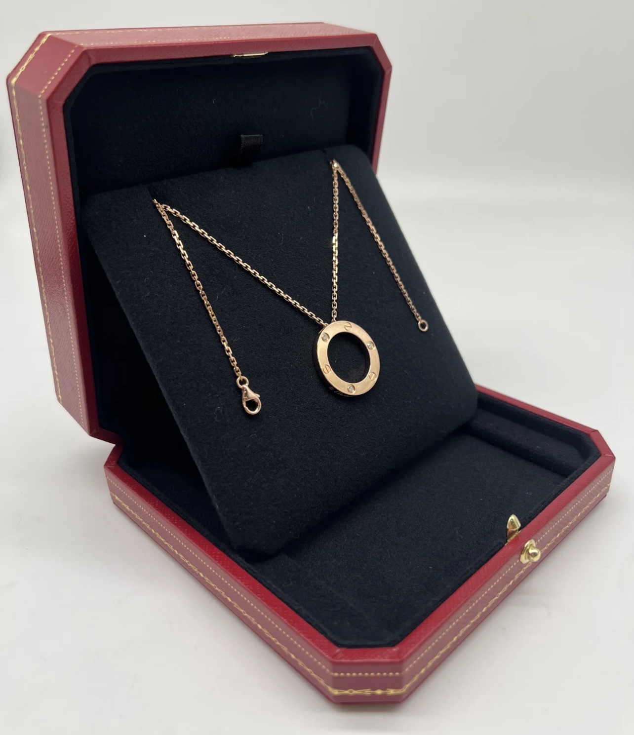 Cartier 卡地亚 光面 三钻版 大饼项链 双面可佩戴 真实细节呈现 Cartier 卡地亚……LOVE系列