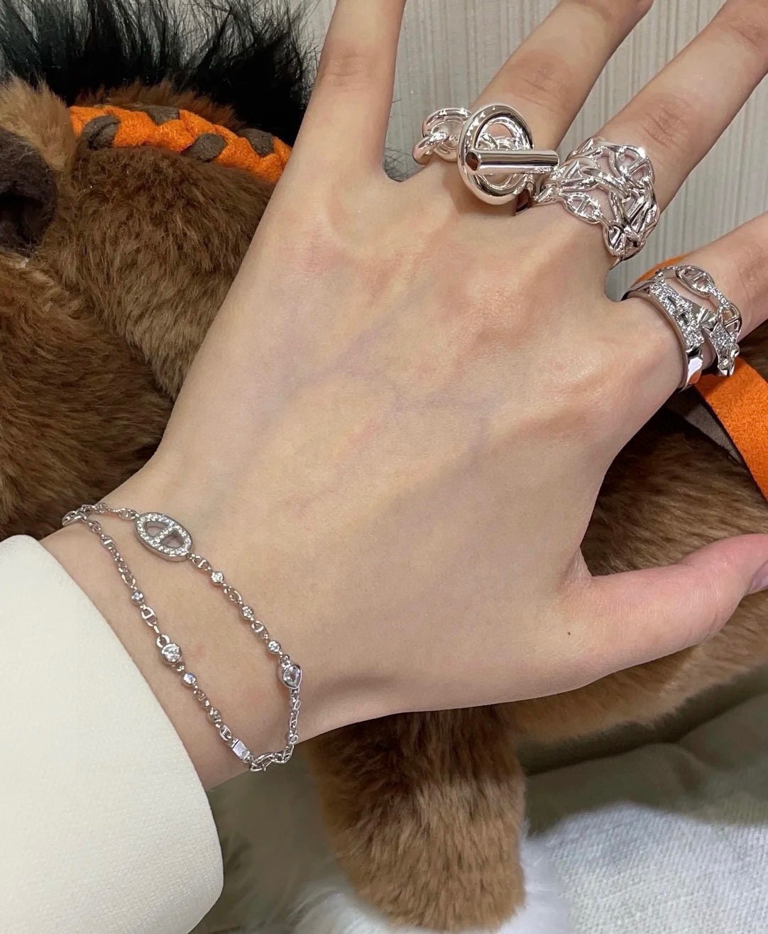 Hermès 爱马仕手链 猪鼻子新款 女神款