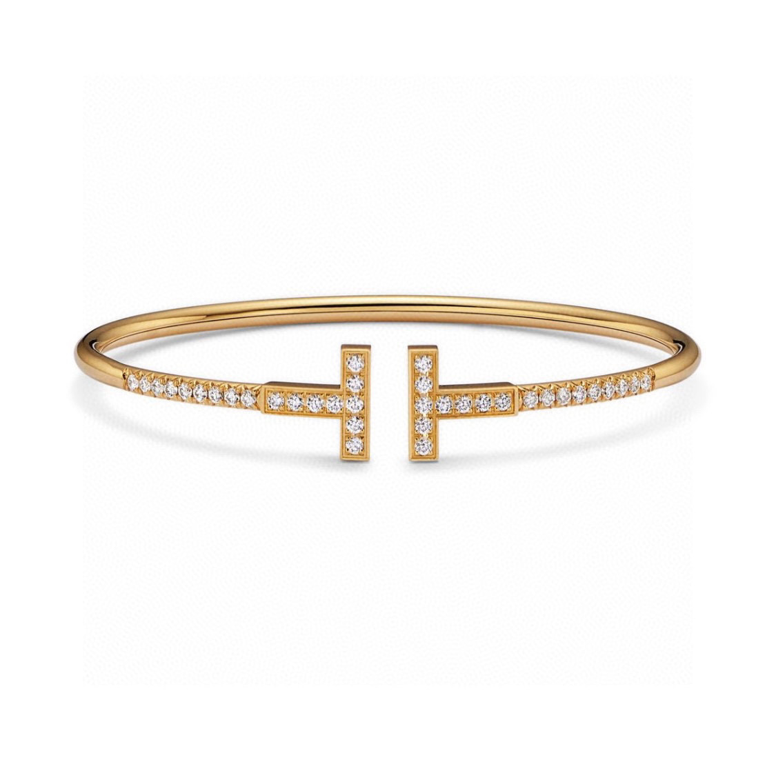 Tiffany & Co. 精工版本 Tiffany &CO 新款 双T手镯