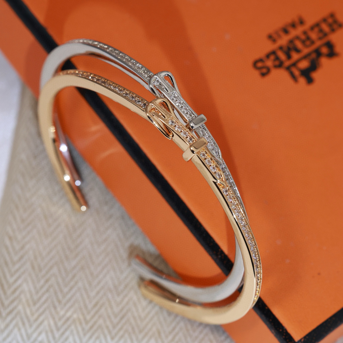 爱马仕 Hermès 传世高定珠宝耳环项链戒指首饰 #E8728044 7