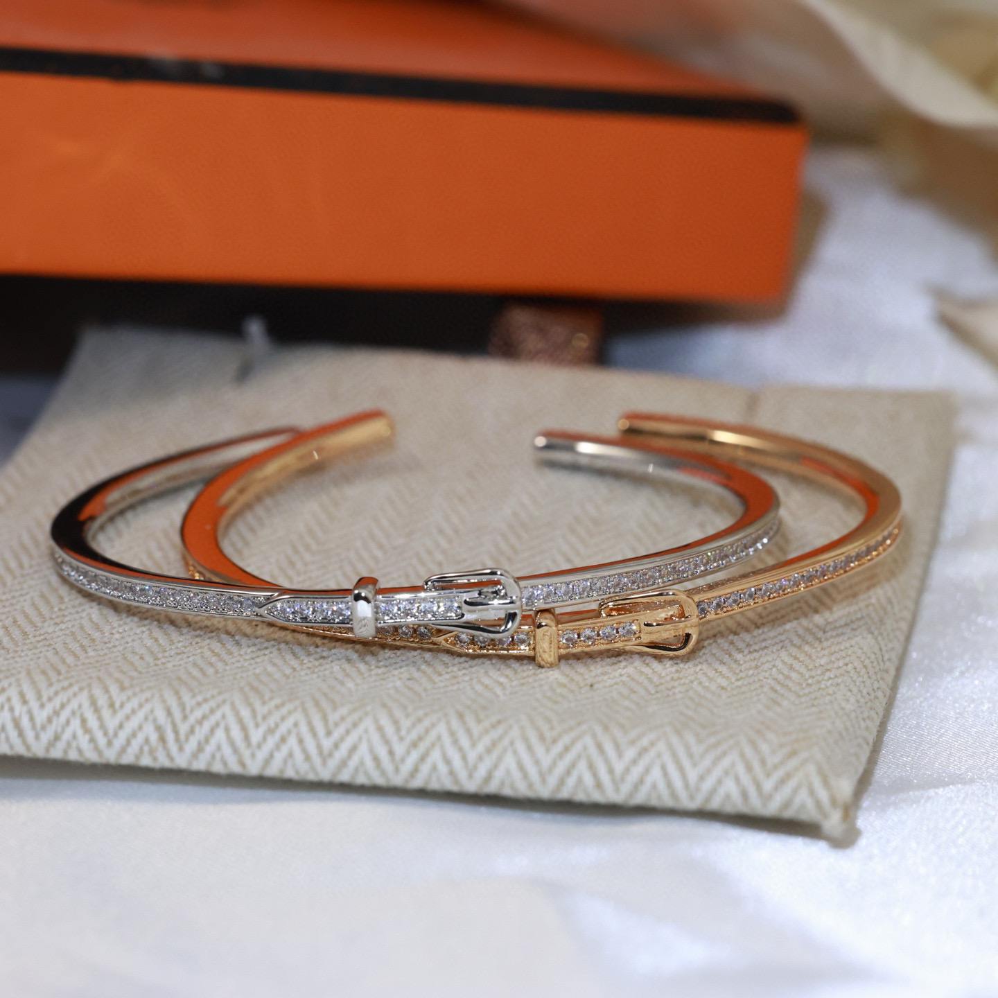 爱马仕 Hermès 传世高定珠宝耳环项链戒指首饰 #E8728044 6