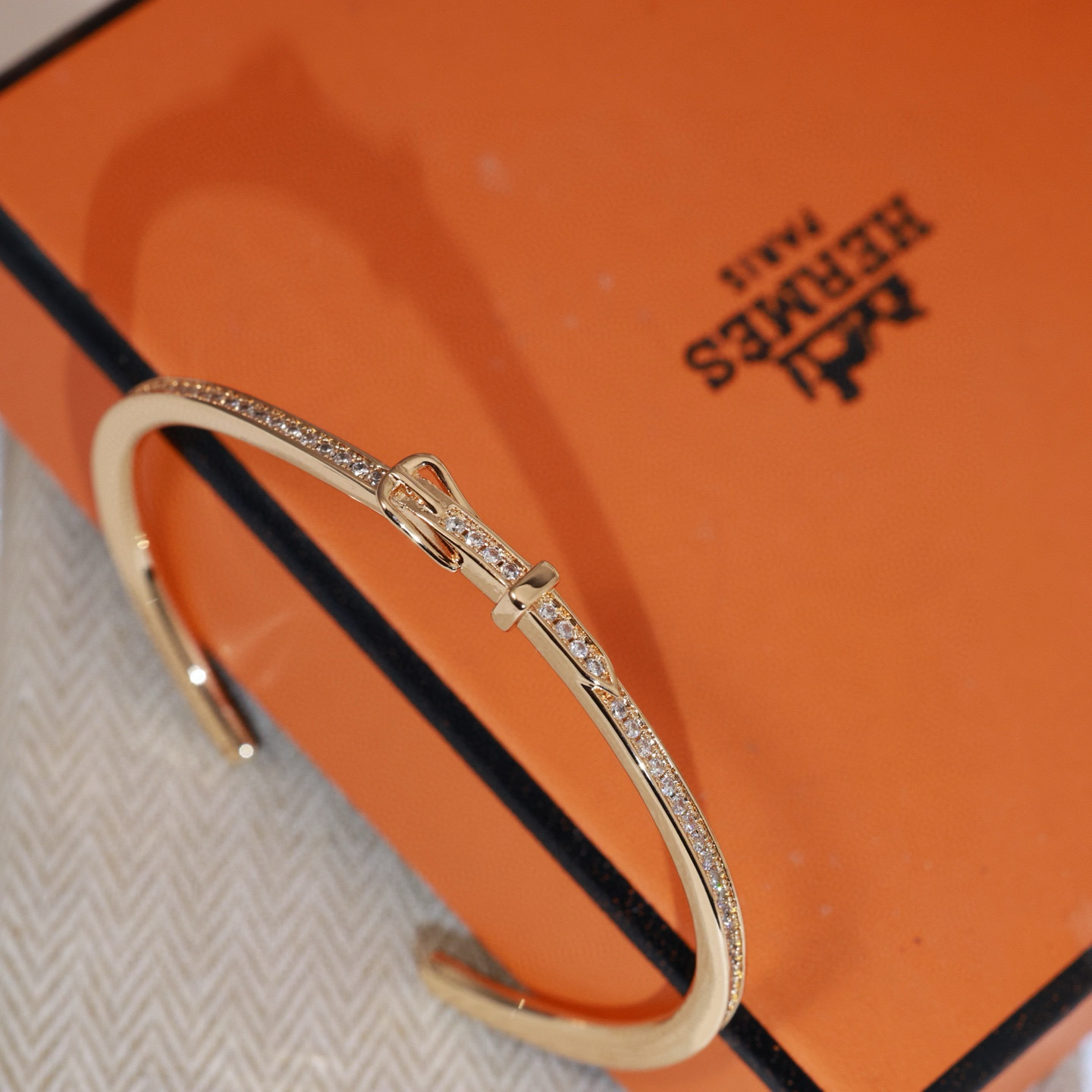 爱马仕 Hermès 传世高定珠宝耳环项链戒指首饰 #E8728044 5
