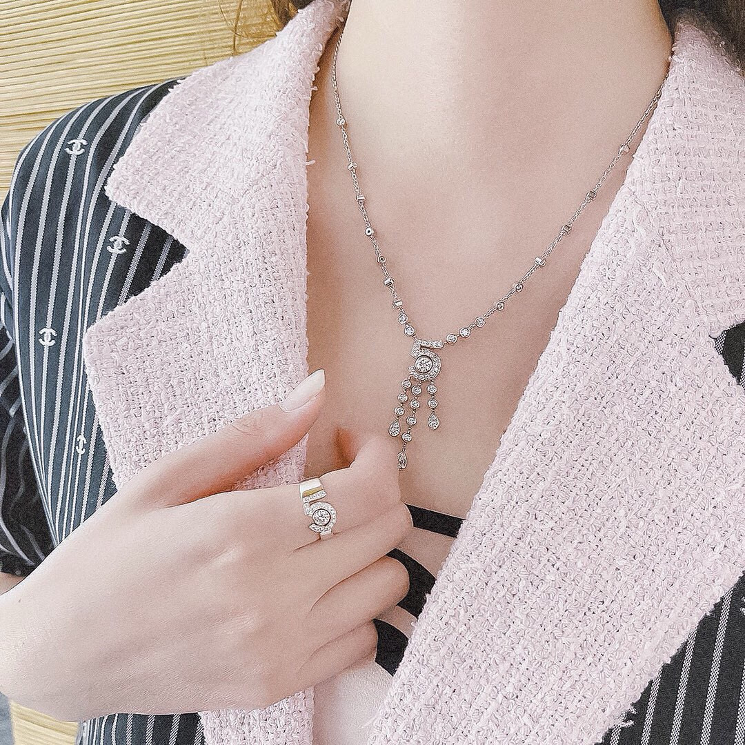 Chanel香奈儿5号项链 流苏项链 经典热销款 精工版本 7