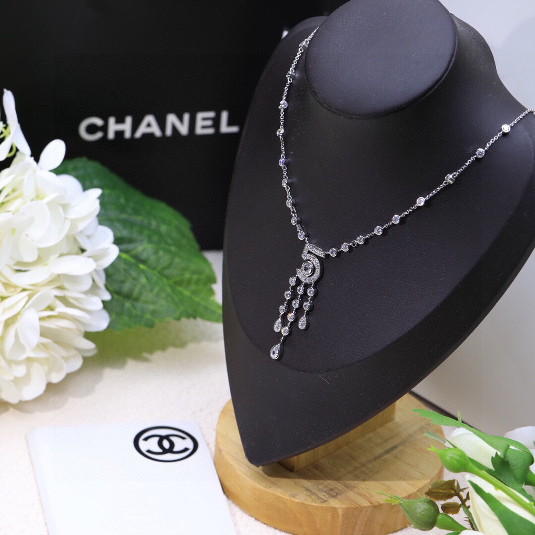 Chanel香奈儿5号项链 流苏项链 经典热销款 精工版本 9