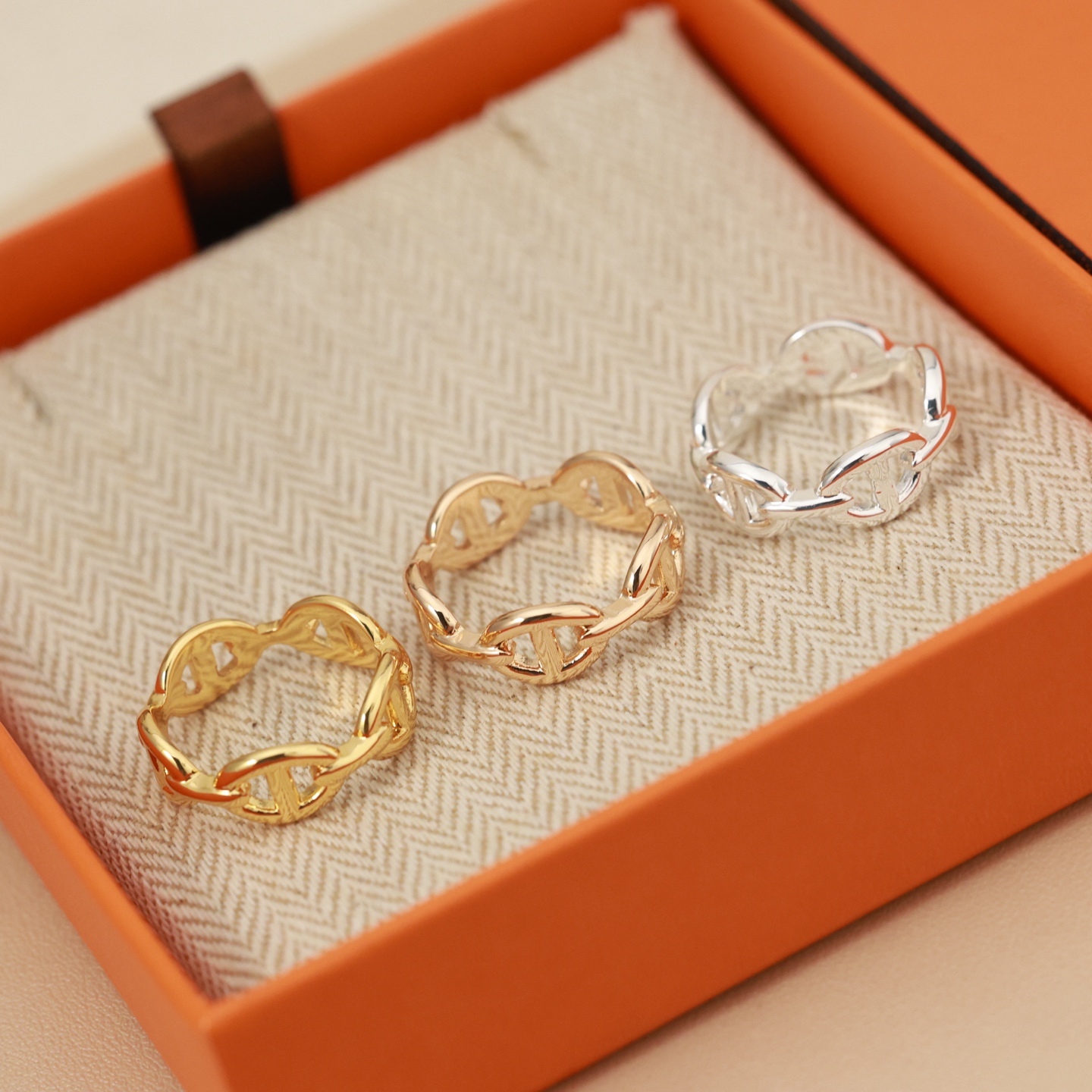 Hermès 猪鼻子戒指 爱马仕 高端 上档次