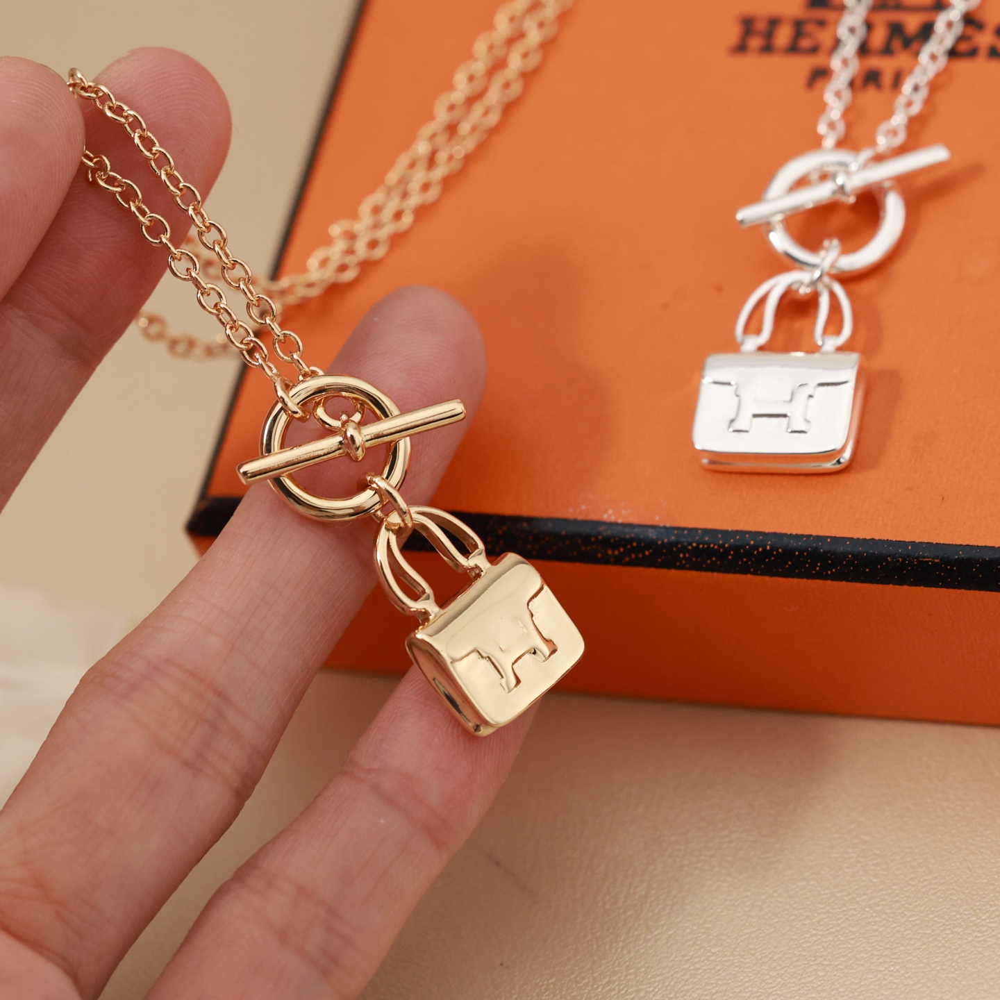 Hermès 康康包项链 色 爱马仕 包包 项链高端定制