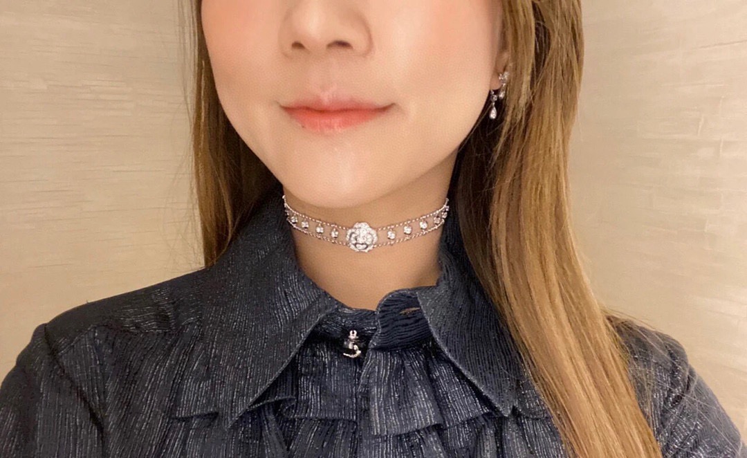 Chanel CHANEL香奈儿镂空 山茶花项链