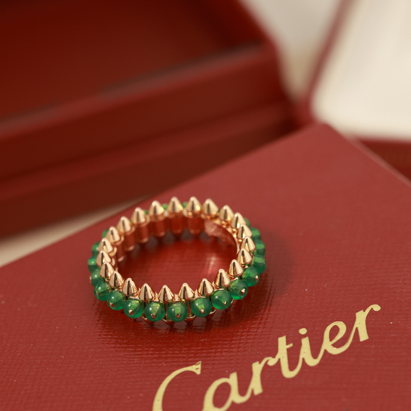 Cartier 精工版本 Clash de Cartier戒指 卡地亚戒指 最新款 永恒 近年来很火 高端亚金材质