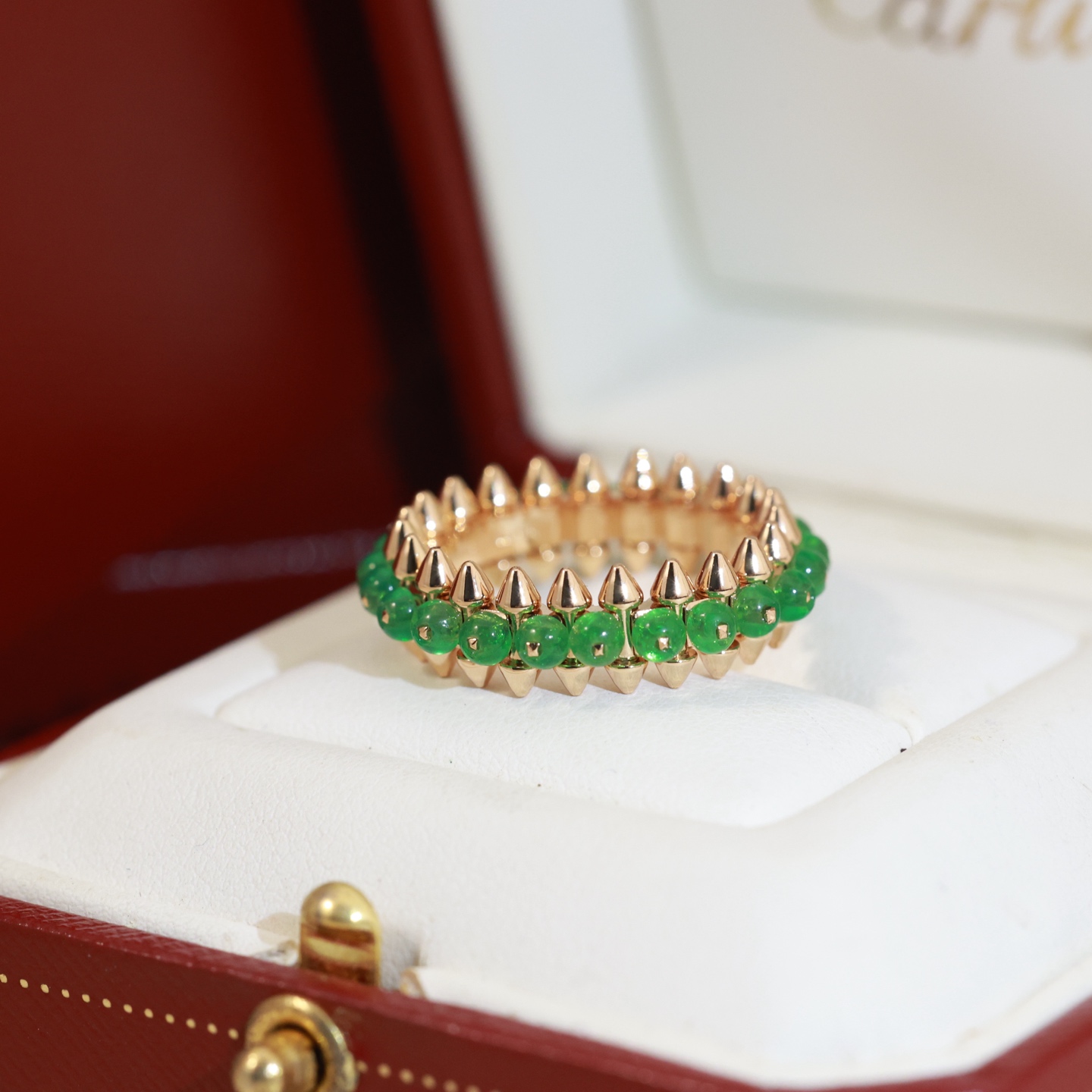 Cartier 精工版本 Clash de Cartier戒指 卡地亚戒指 最新款 永恒 近年来很火 高端亚金材质