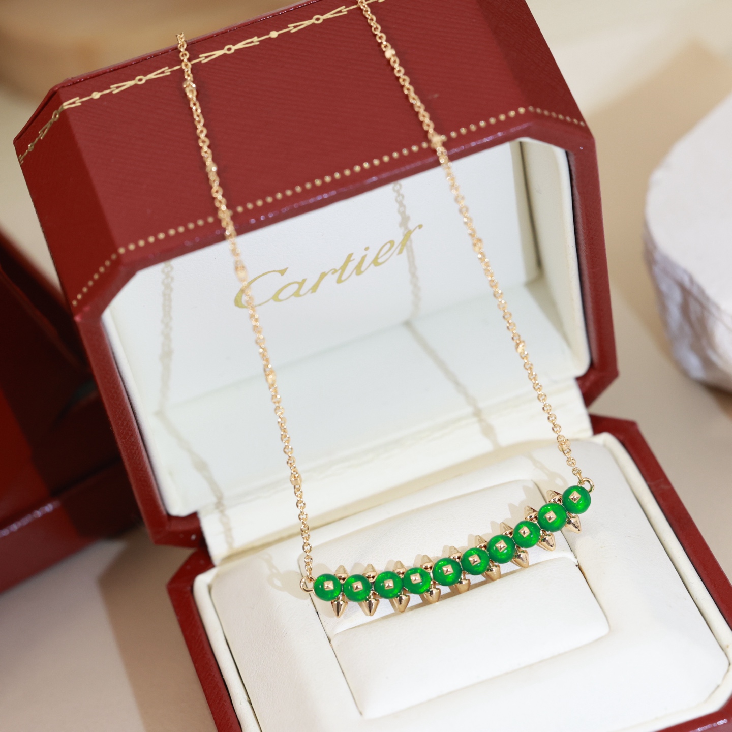 Cartier 卡地亚 铆钉项链 高品质 钉头可以旋转