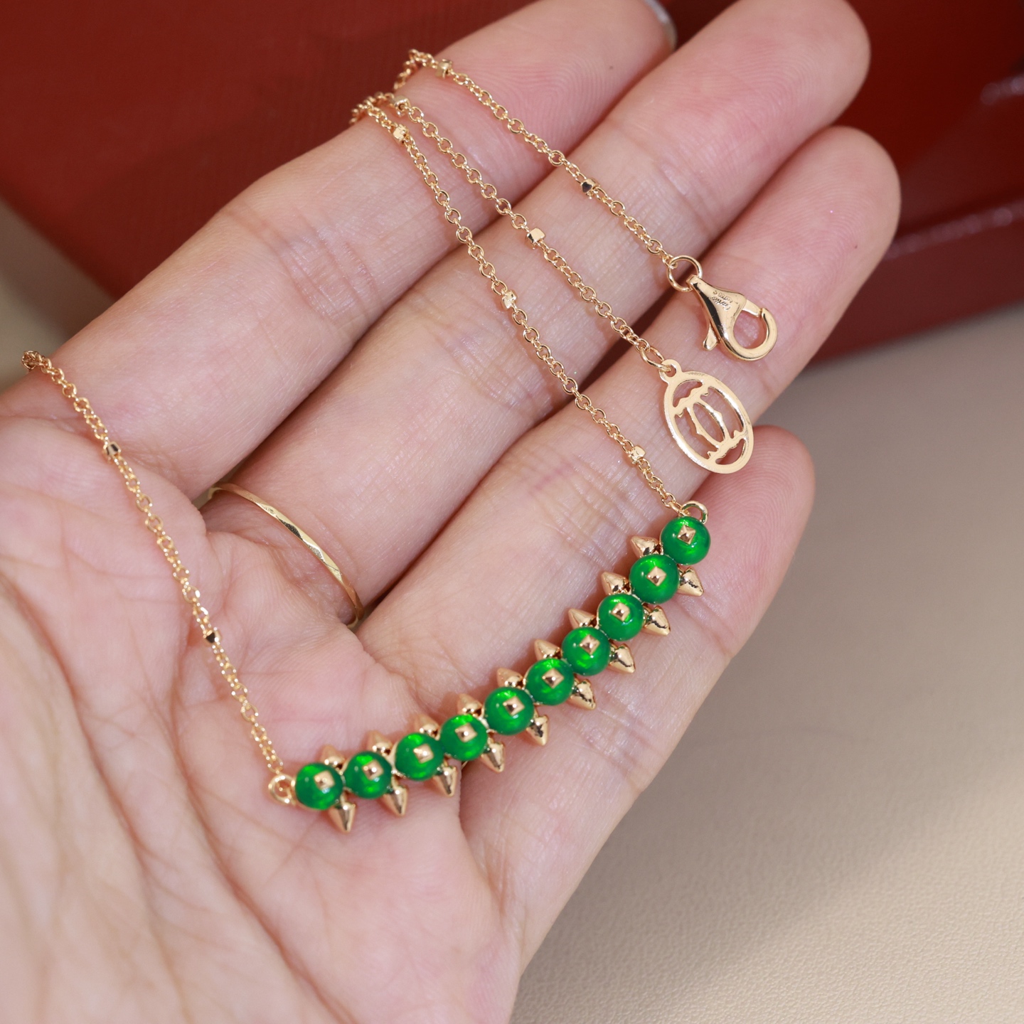 Cartier 卡地亚 铆钉项链 高品质 钉头可以旋转