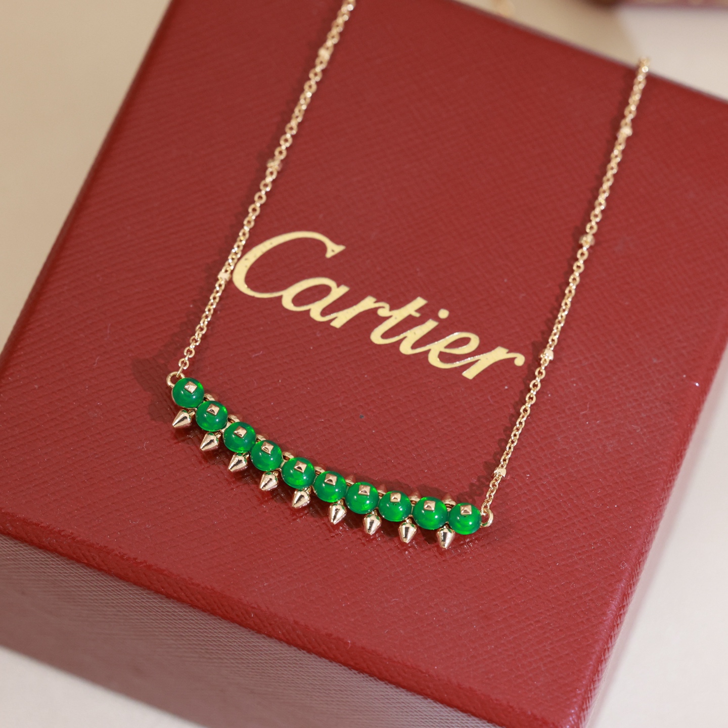 Cartier 卡地亚 铆钉项链 高品质 钉头可以旋转