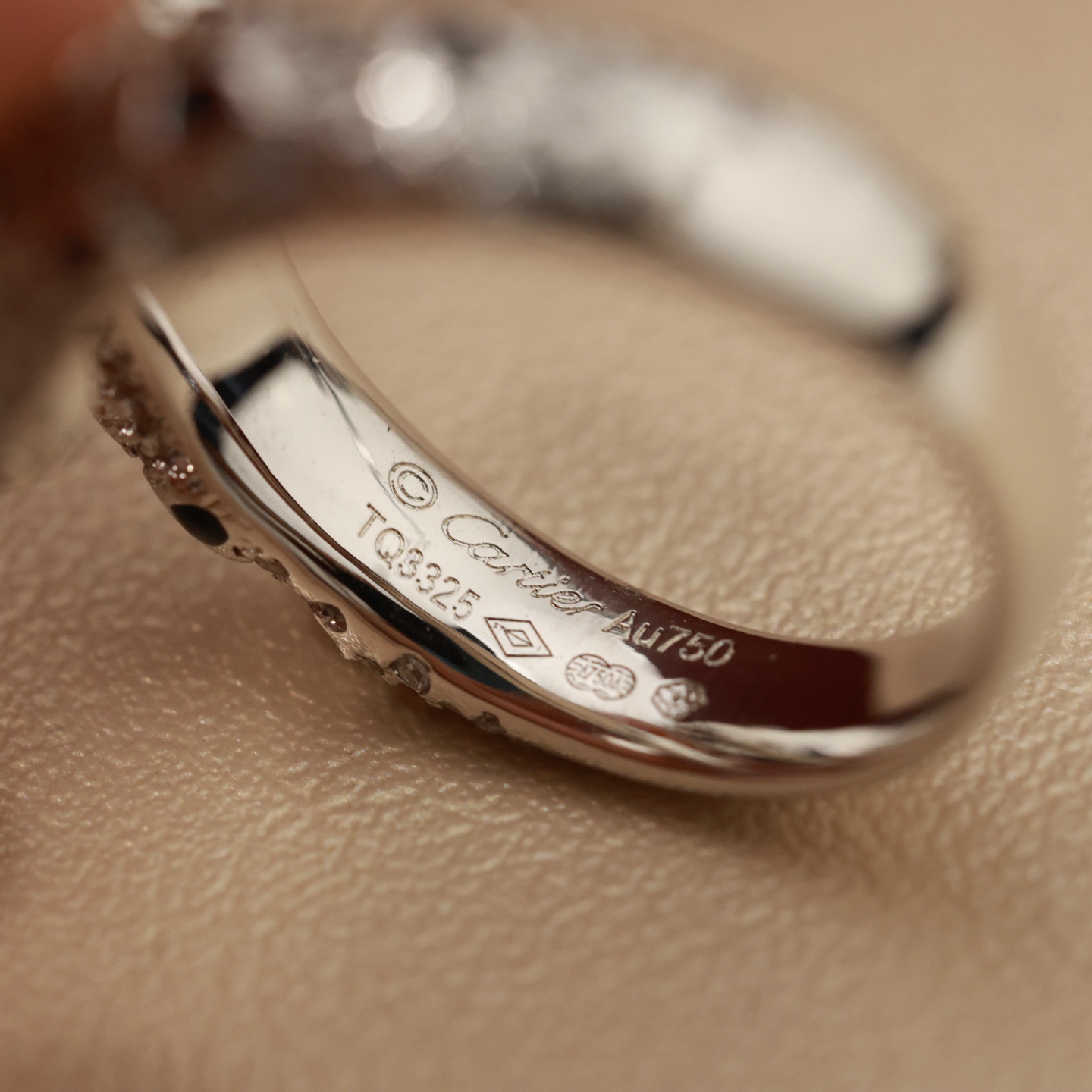 Cartier 豹子戒指 豹戒指霸气双豹头满钻 戒指 Panthère de Cartier花纹豹手镯