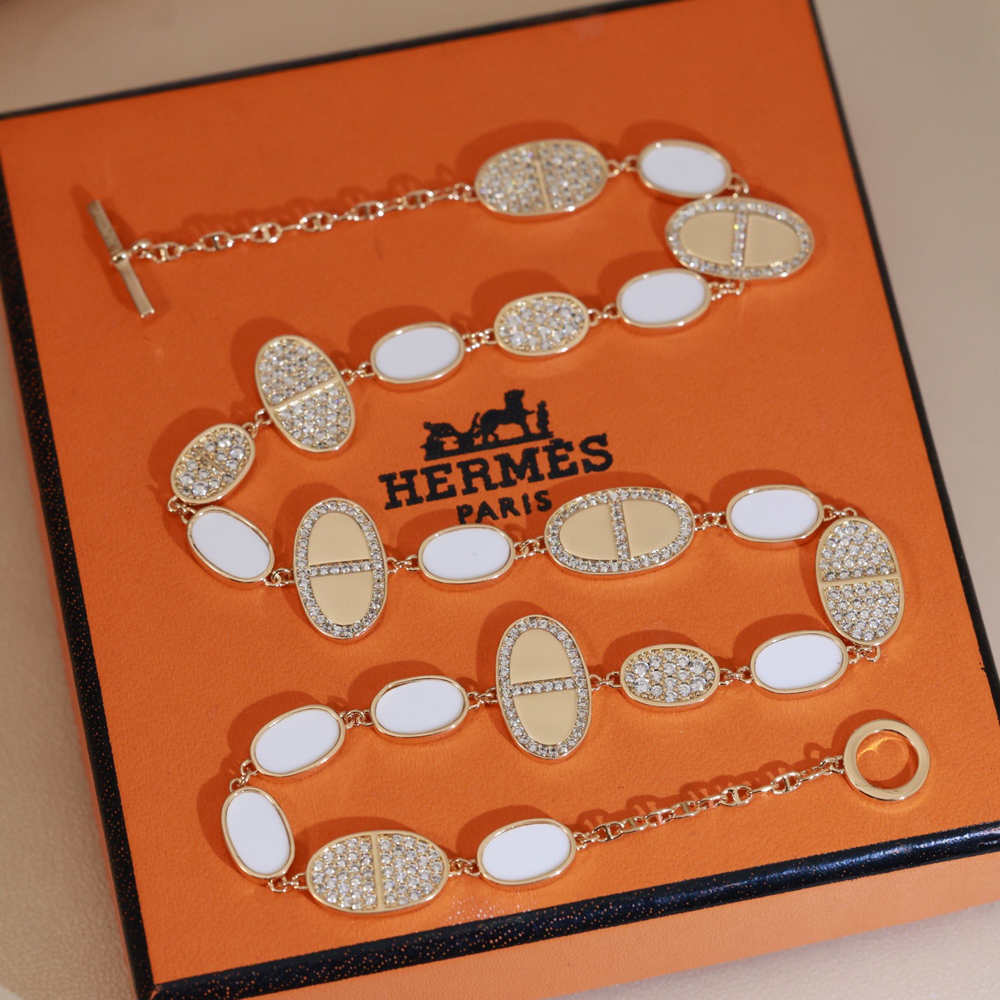 Hermès 爱马仕项链猪鼻子项链新款 女神款