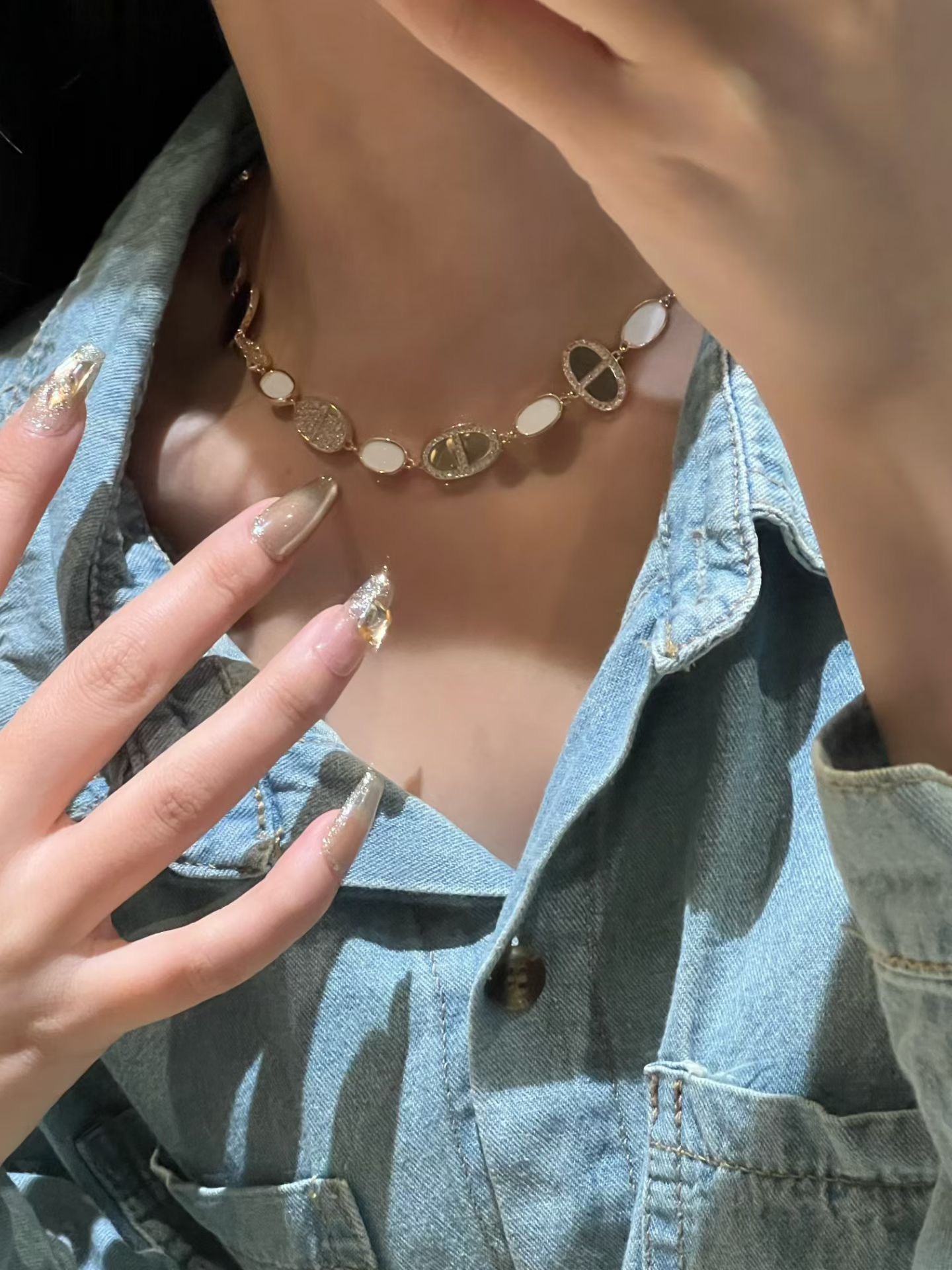 Hermès 爱马仕项链猪鼻子项链新款 女神款