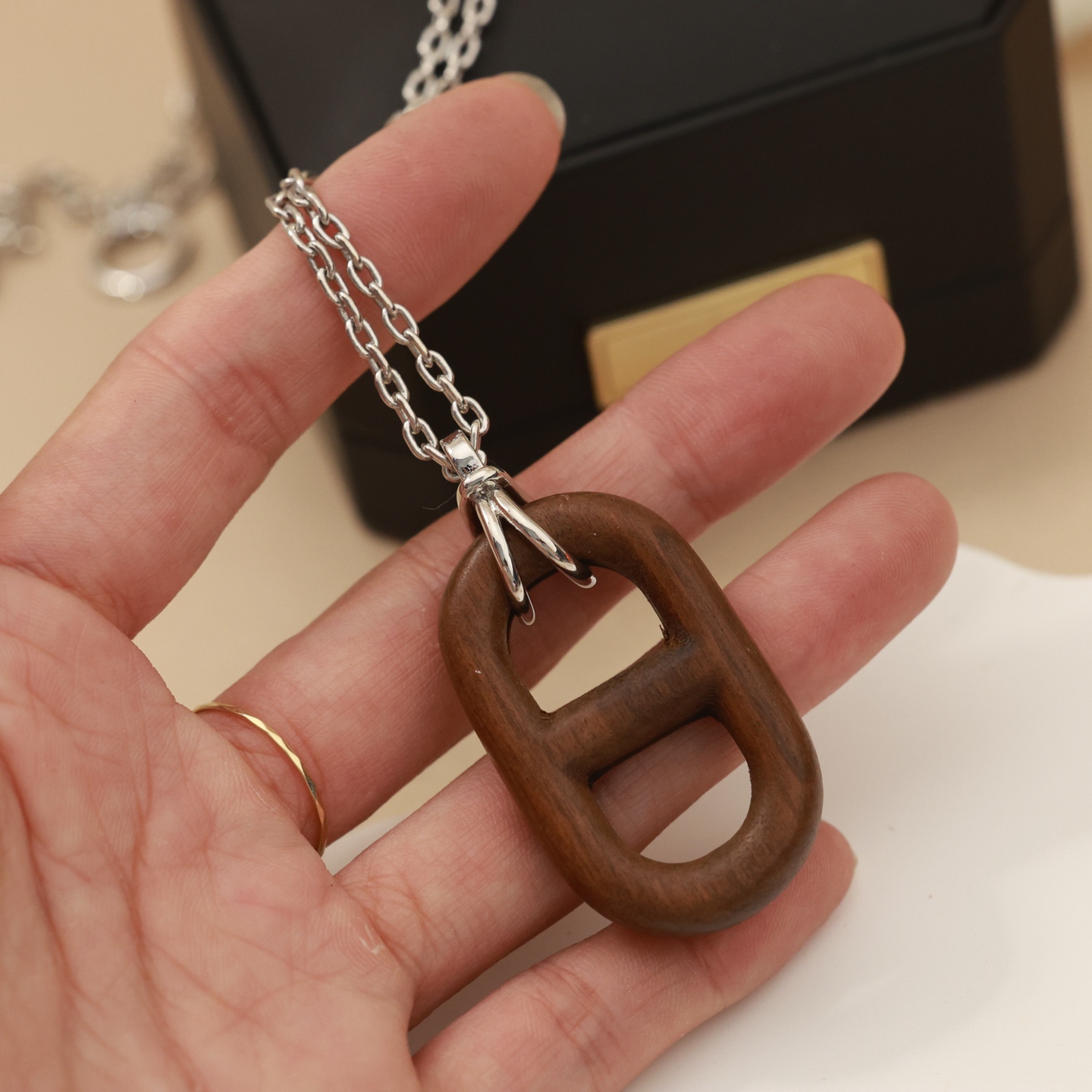 爱马仕 Hermès 传世高定珠宝耳环项链戒指首饰 #172AD7F5 9