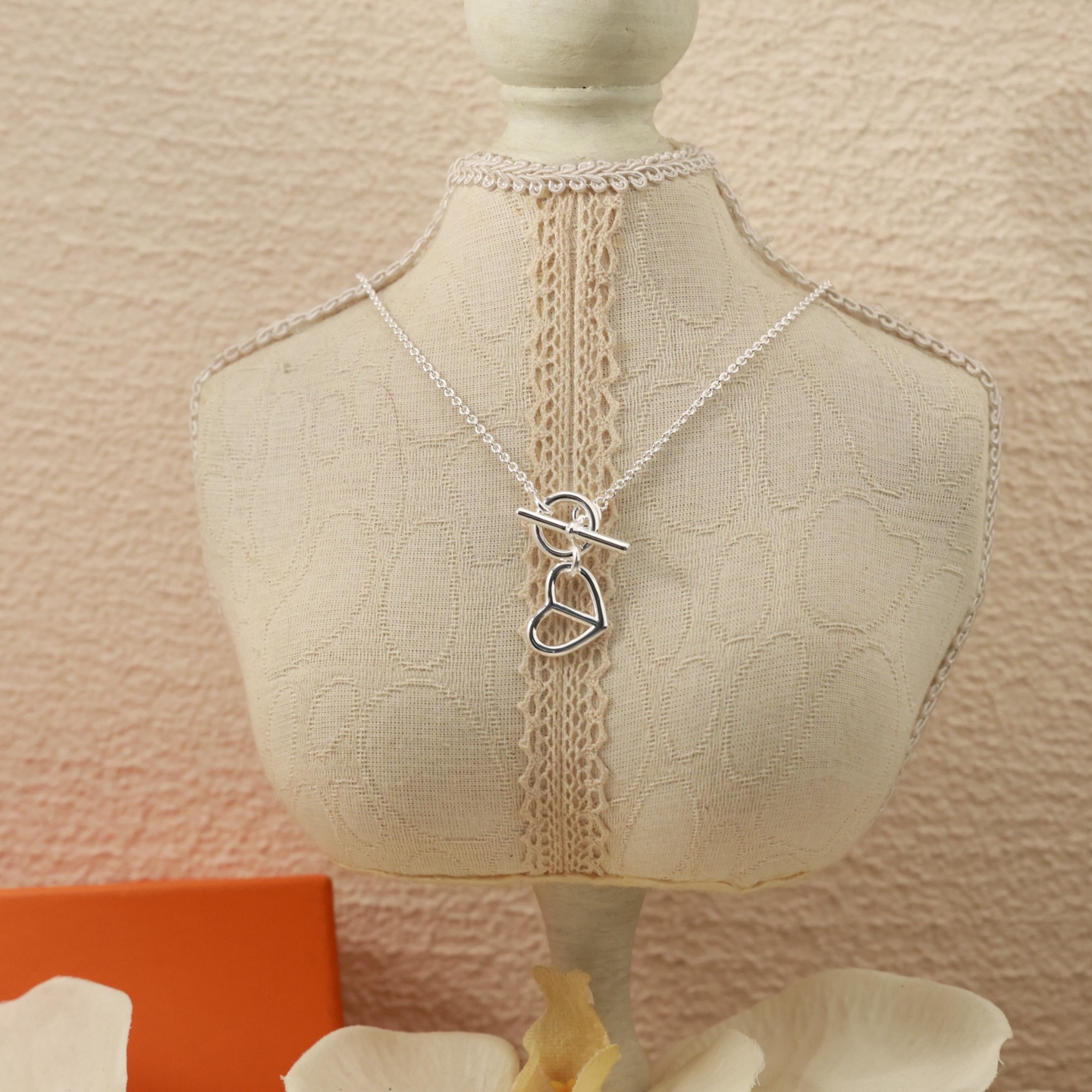 Collier Hermes Farandole argent massif sans pierres précieuses 40cm
