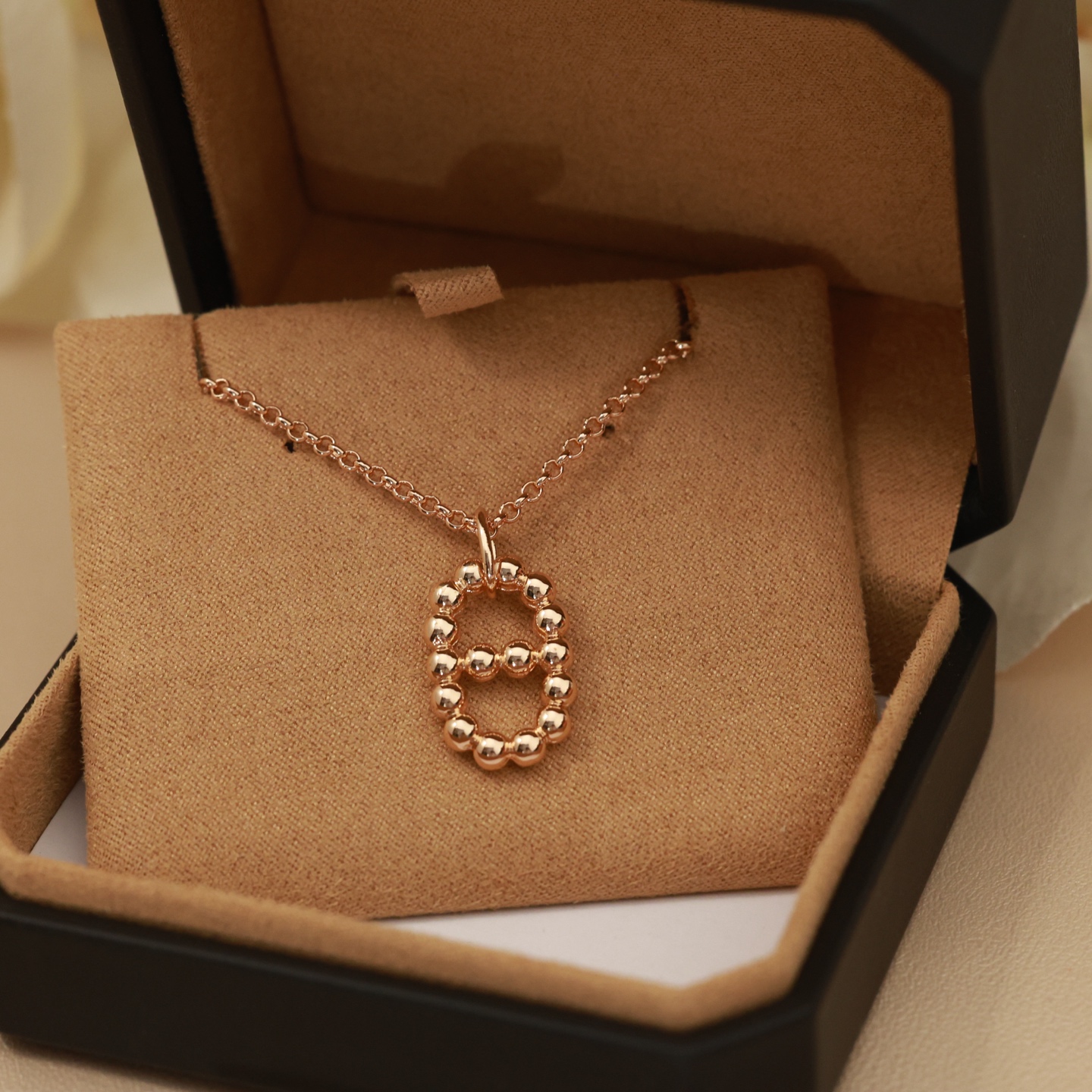 Collier Hermes Farandole métal argenté métal doré rose 40cm