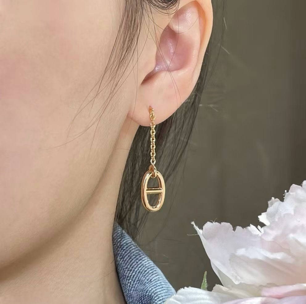 Hermès Haute Joaillerie Fine Jewelry Earrings Necklace Ring Ref 7