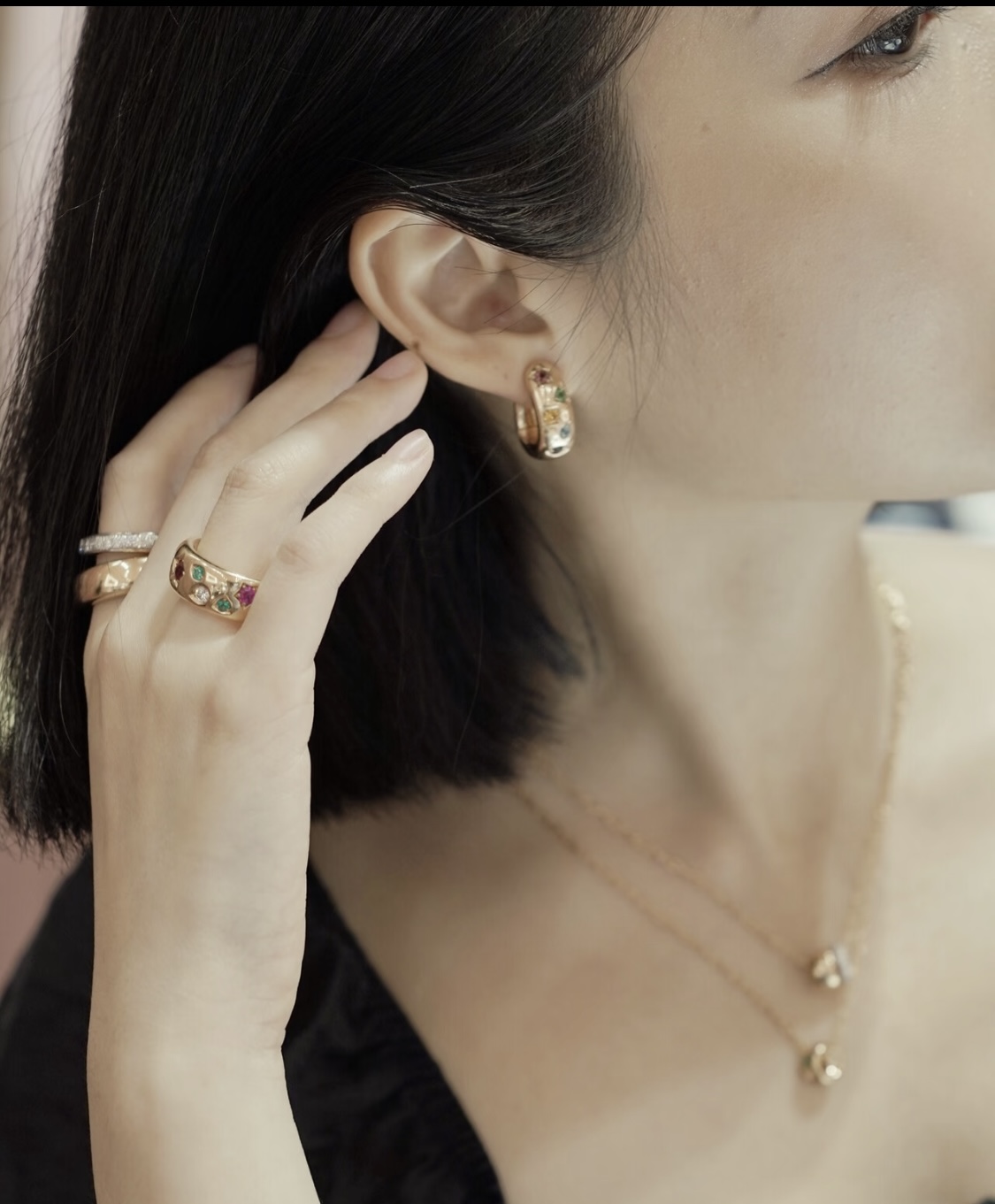 Chanel Haute Joaillerie Fine Jewelry Earrings Necklace Ring Ref 4