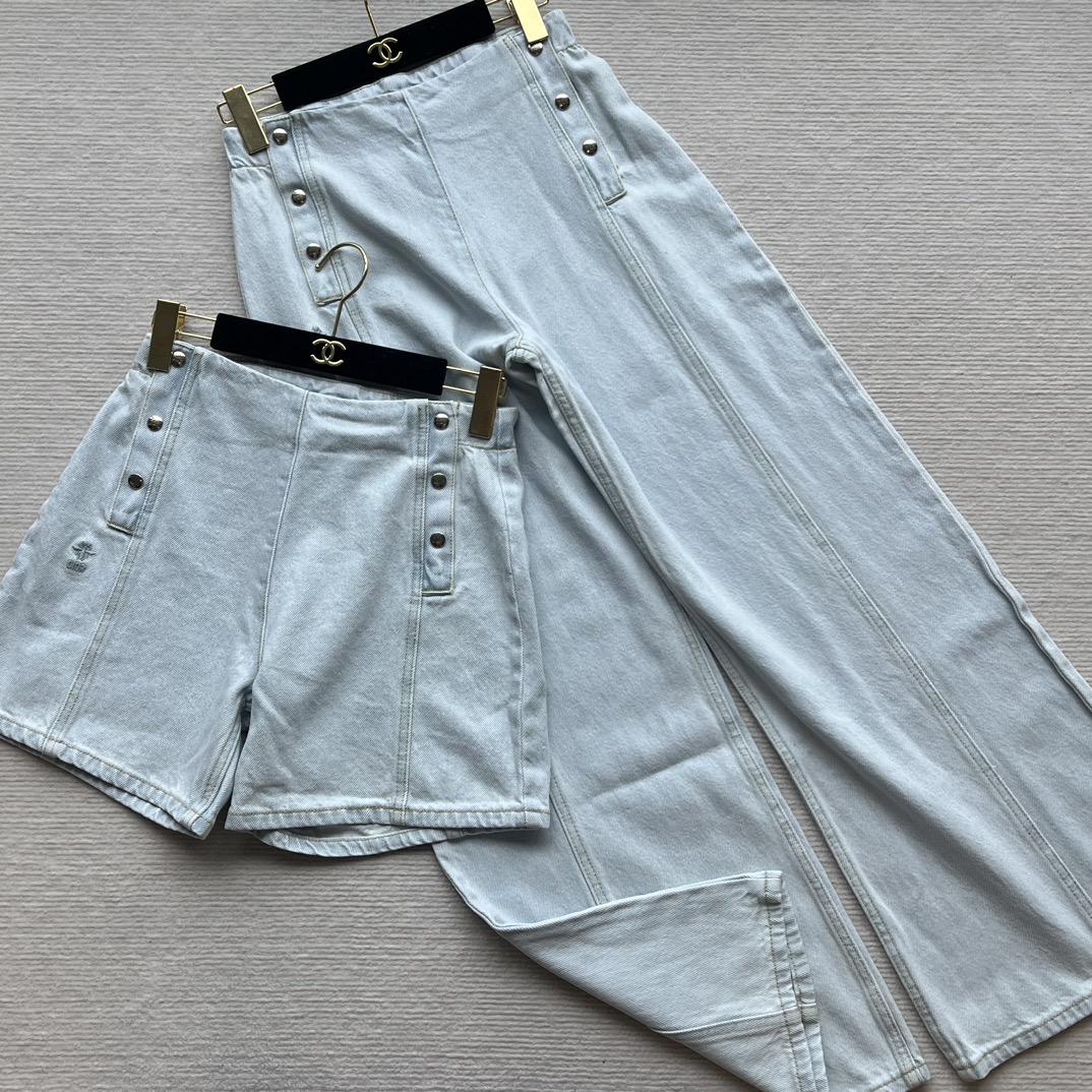 Dior Designer
 Kleidung Jeans Pants & Hosen Kurze Hosen Stickerei Frühling/Sommer Kollektion Vintage Kurzarm