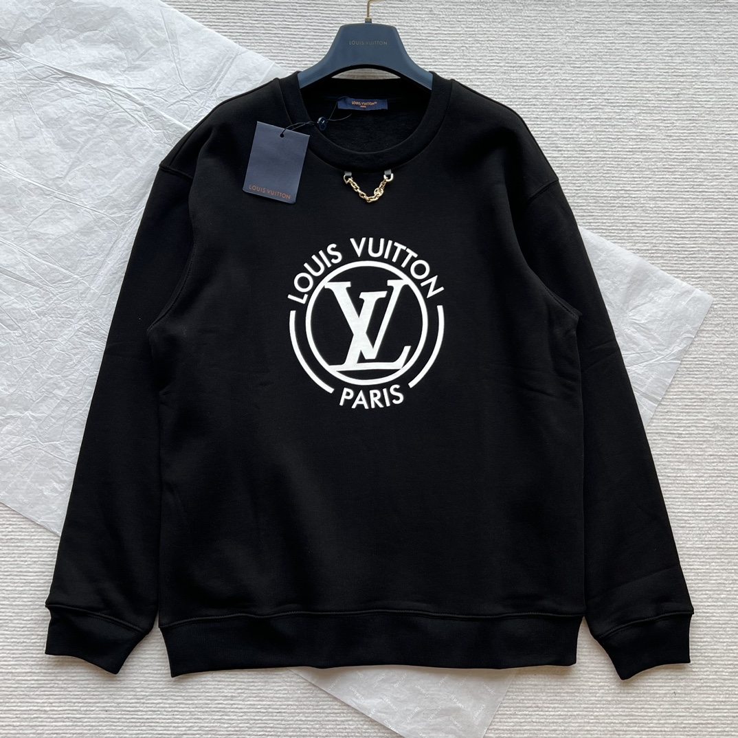 Louis Vuitton Kleding Sweatshirts Uitlaatverkoopwinkel
 Afdrukken Herfstcollectie Kettingen