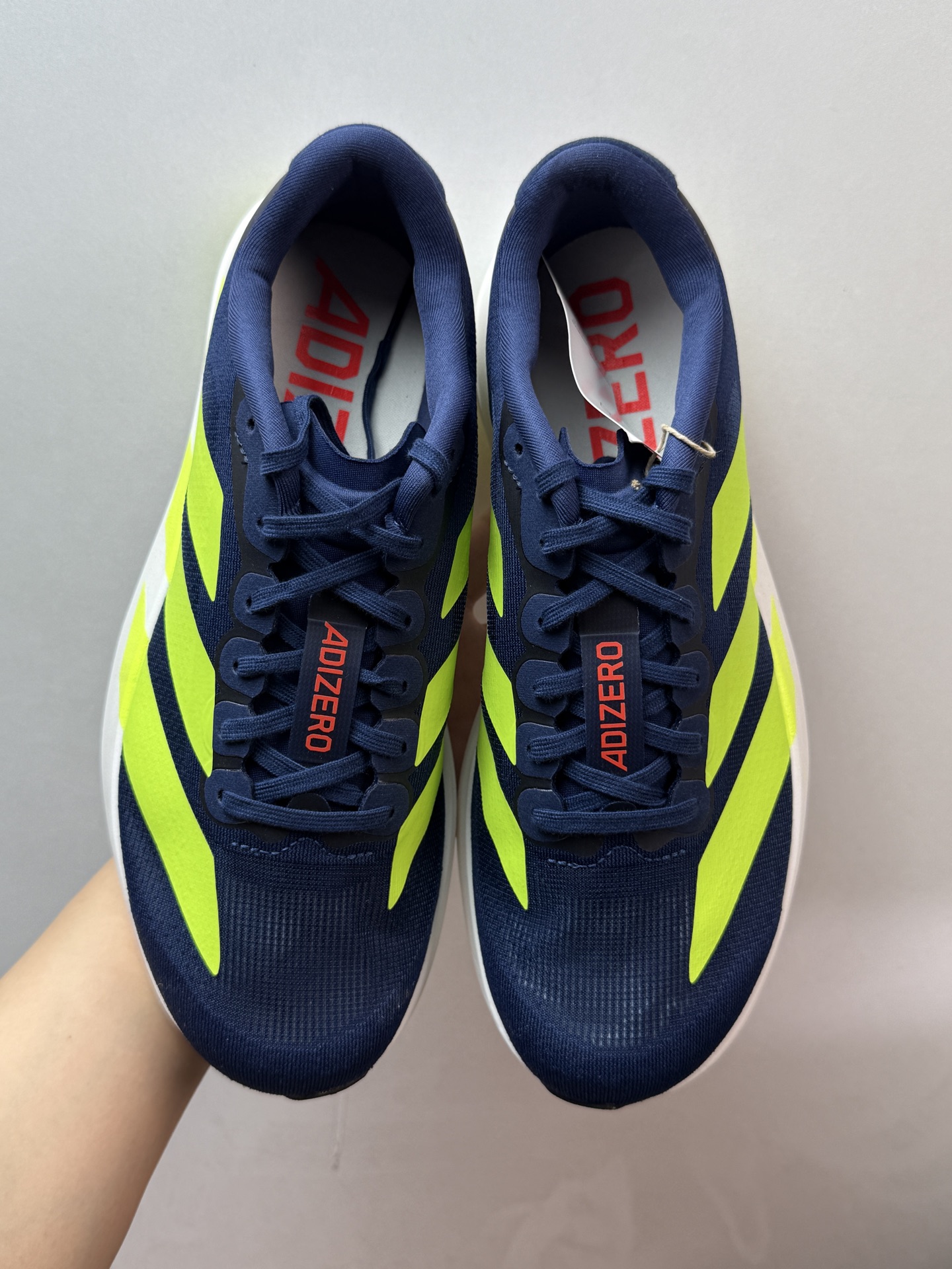💰250 市场最强adidas Adizero Evo SL 舒适 低帮跑步鞋 男款 蓝黄色

阿迪新款跑鞋 网纱设计 透气舒适
脚感 柔软高回弹 休闲必备

JR3415