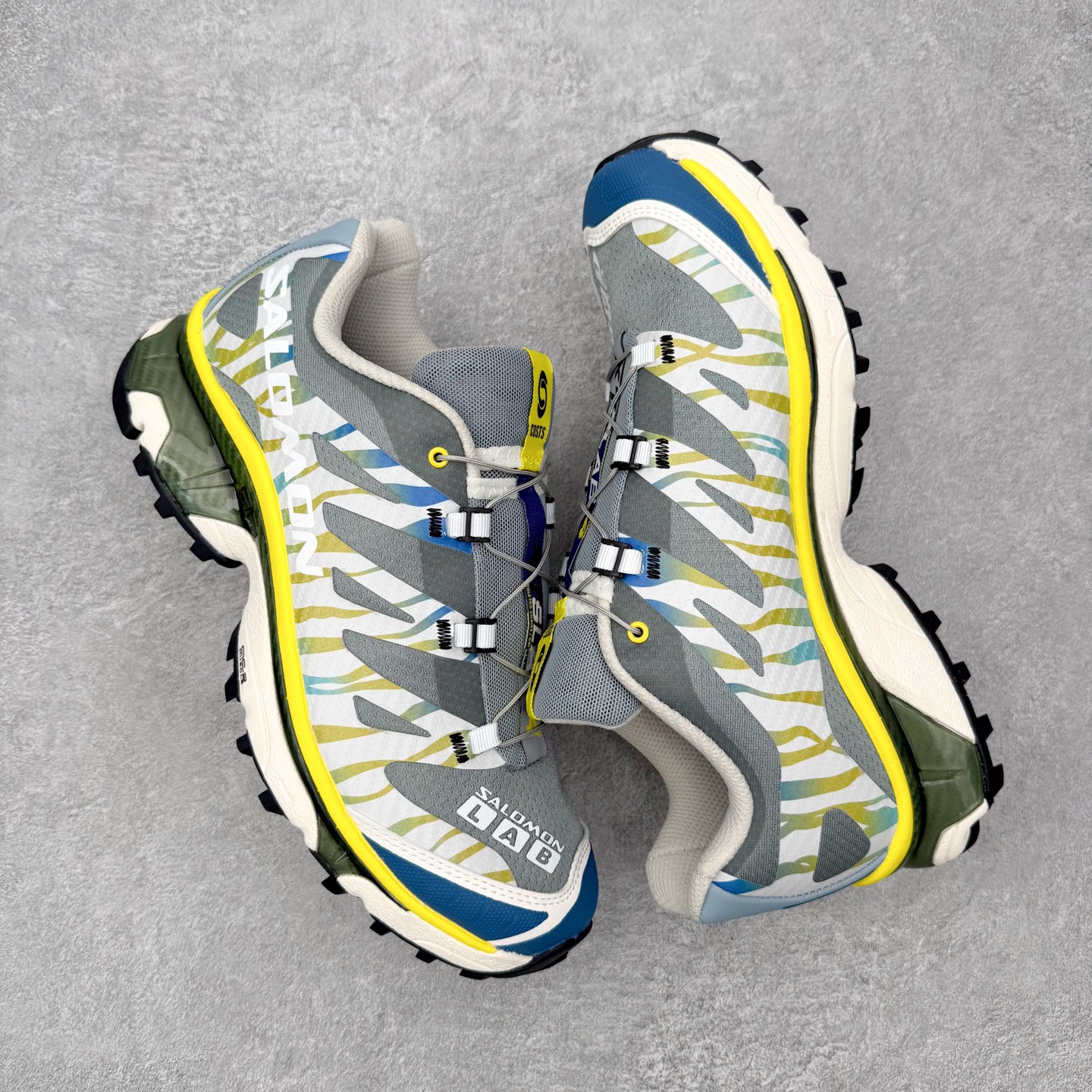 Salomon XT-4 OG Monument White Bright Yellow 萨洛蒙纪念碑灰