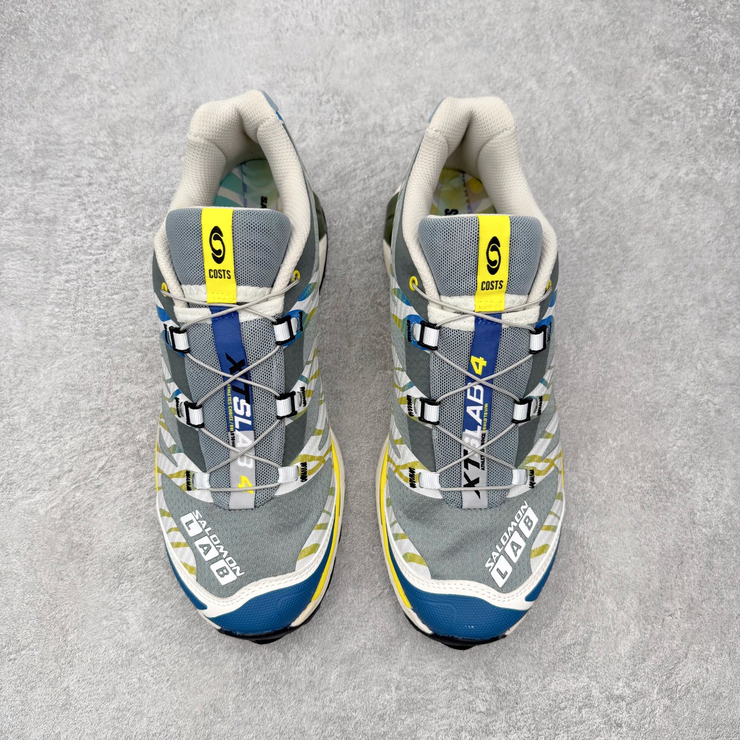 Salomon XT-4 OG Monument White Bright Yellow 萨洛蒙纪念碑灰