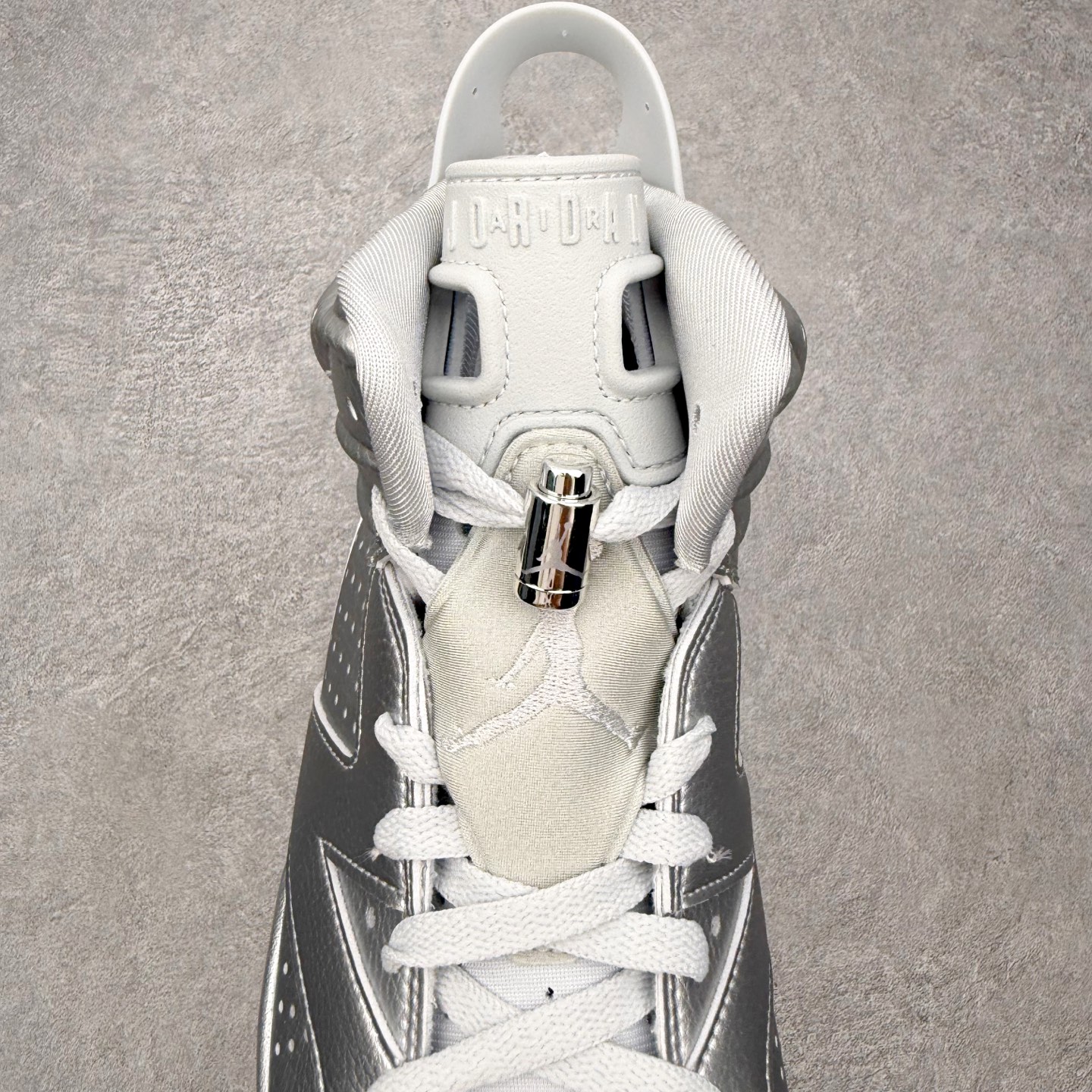 ＃ 纯原 PSG x Air Jordan AJ6 Retro 联名银色 IQ5135-001 原楦原纸