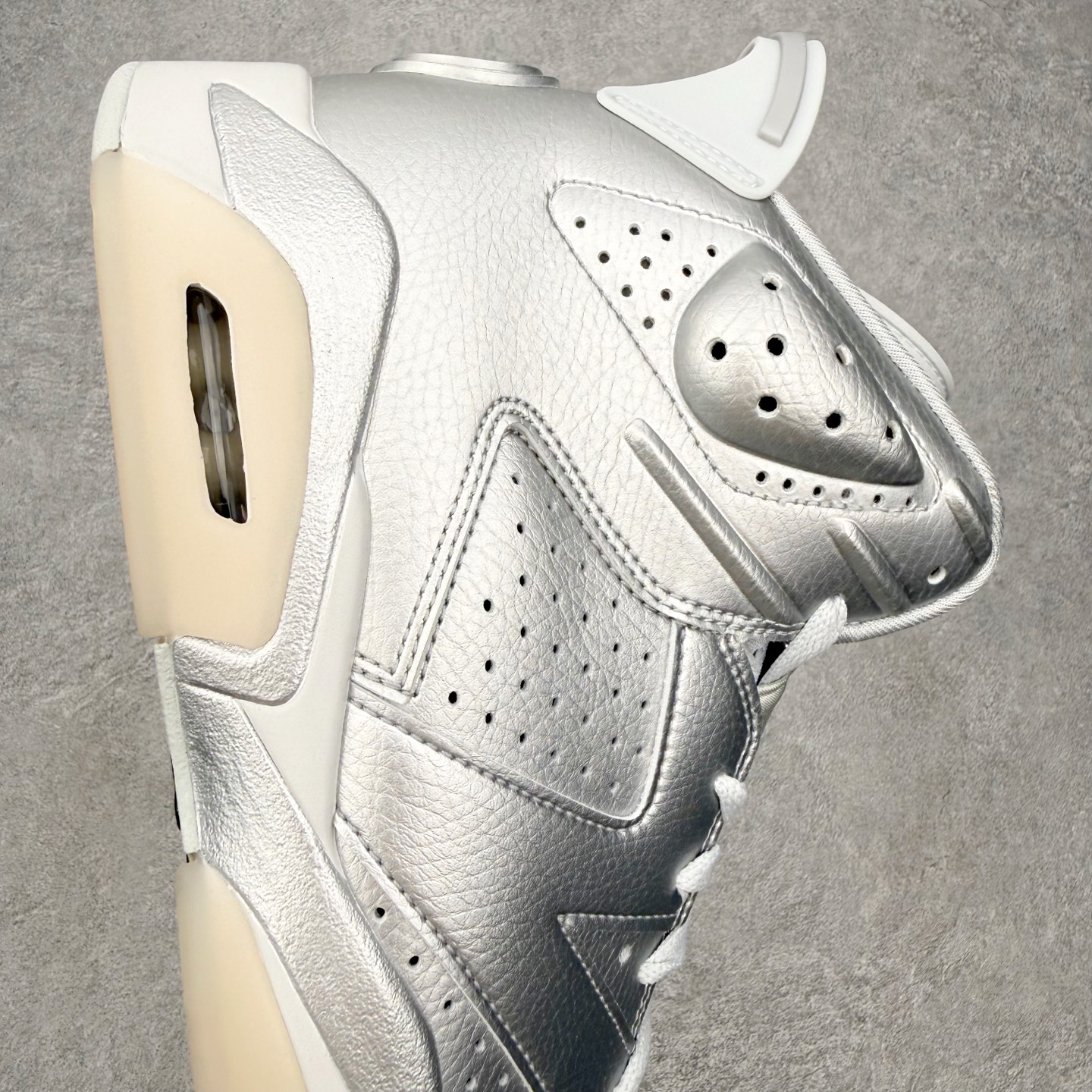 ＃ 纯原 PSG x Air Jordan AJ6 Retro 联名银色 IQ5135-001 原楦原纸