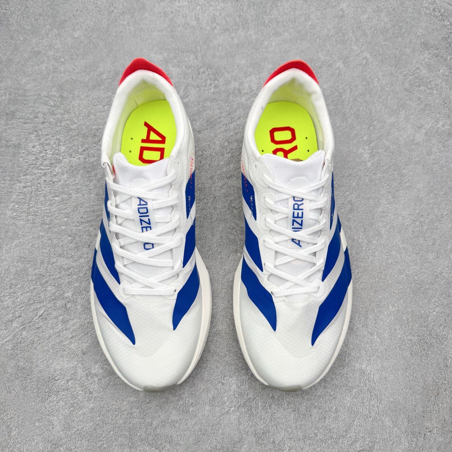 AD Adizero Adios 9 马拉松竞速专业跑鞋 JQ0766 CELERMESH针织网面非常轻