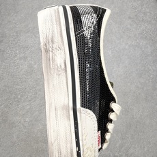 Vans Premium LX Authentic 44“Charms” 复古亮片做旧泼墨鞋身麂皮拼接渐 Vans Premium LX Authentic 44“Charms” 复古亮片做旧泼墨鞋身麂皮拼接渐