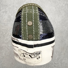 Vans Premium LX Authentic 44“Charms” 复古亮片做旧泼墨鞋身麂皮拼接渐 Vans Premium LX Authentic 44“Charms” 复古亮片做旧泼墨鞋身麂皮拼接渐