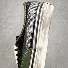Vans Premium LX Authentic 44“Charms” 复古亮片做旧泼墨鞋身麂皮拼接渐 Vans Premium LX Authentic 44“Charms” 复古亮片做旧泼墨鞋身麂皮拼接渐