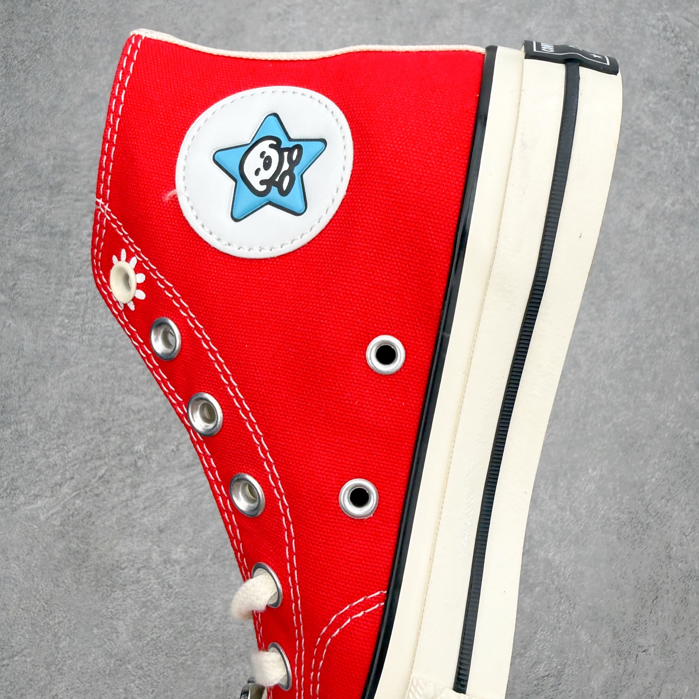 CONVERSE × MATSUI匡威松井犬艺术家合作款年度童趣联名 多巴胺撞色帆布鞋两款均以经典70s