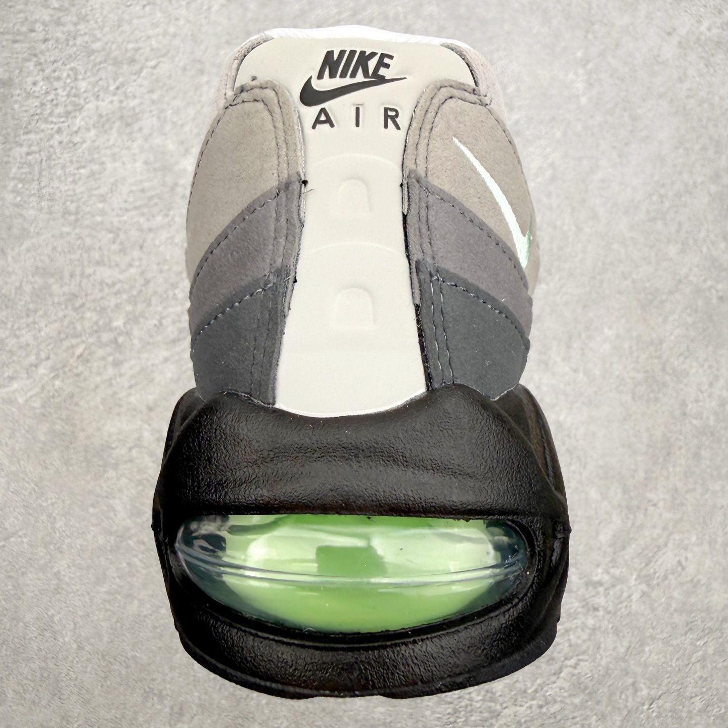 #KZ神版 NK Air Max 95 OG 舒适百搭耐磨低帮气垫休闲跑步鞋 黑灰薄荷绿 HJ5996- #KZ神版 NK Air Max 95 OG 舒适百搭耐磨低帮气垫休闲跑步鞋 黑灰薄荷绿 HJ5996-